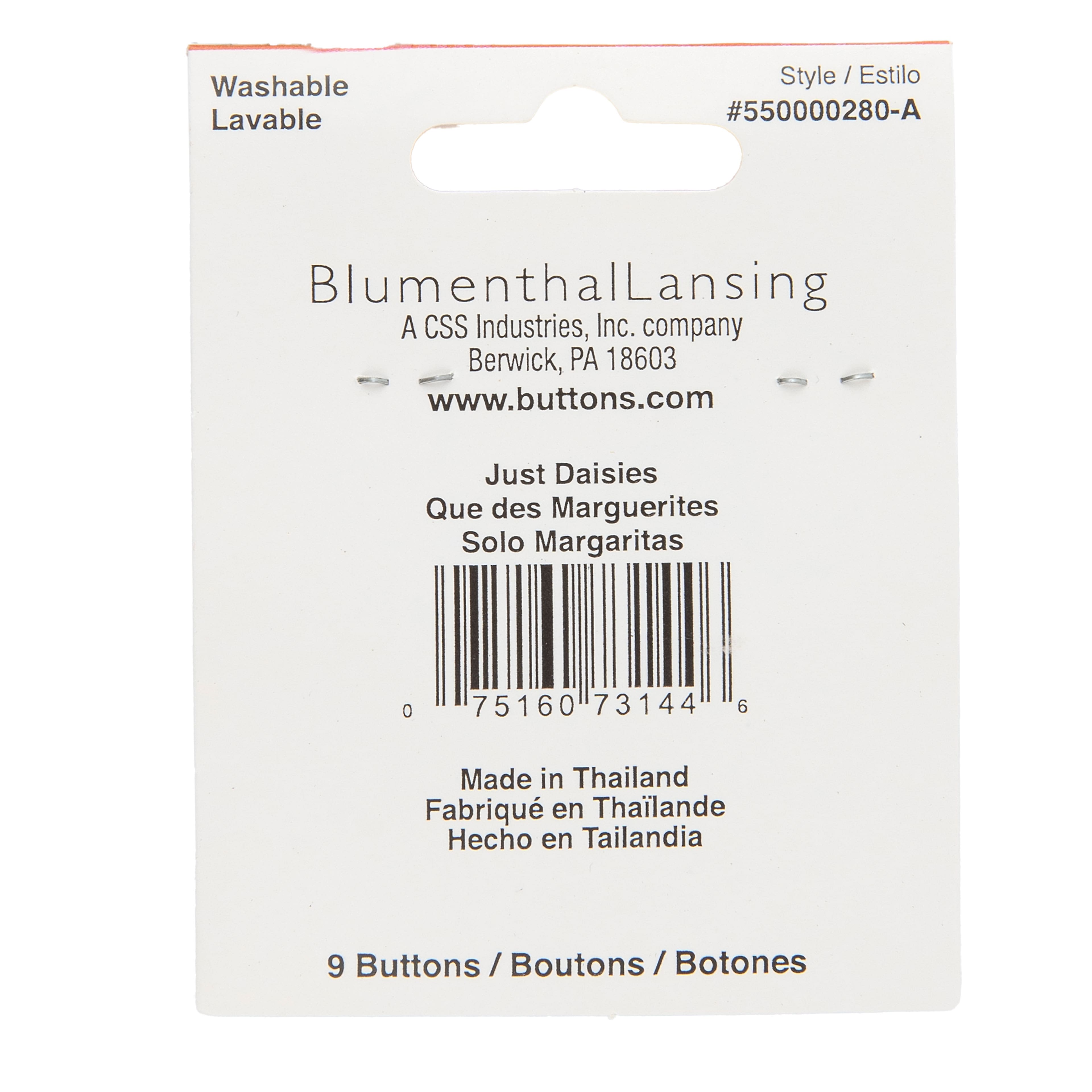 Flair Originals™ Daisy Buttons, 9ct.