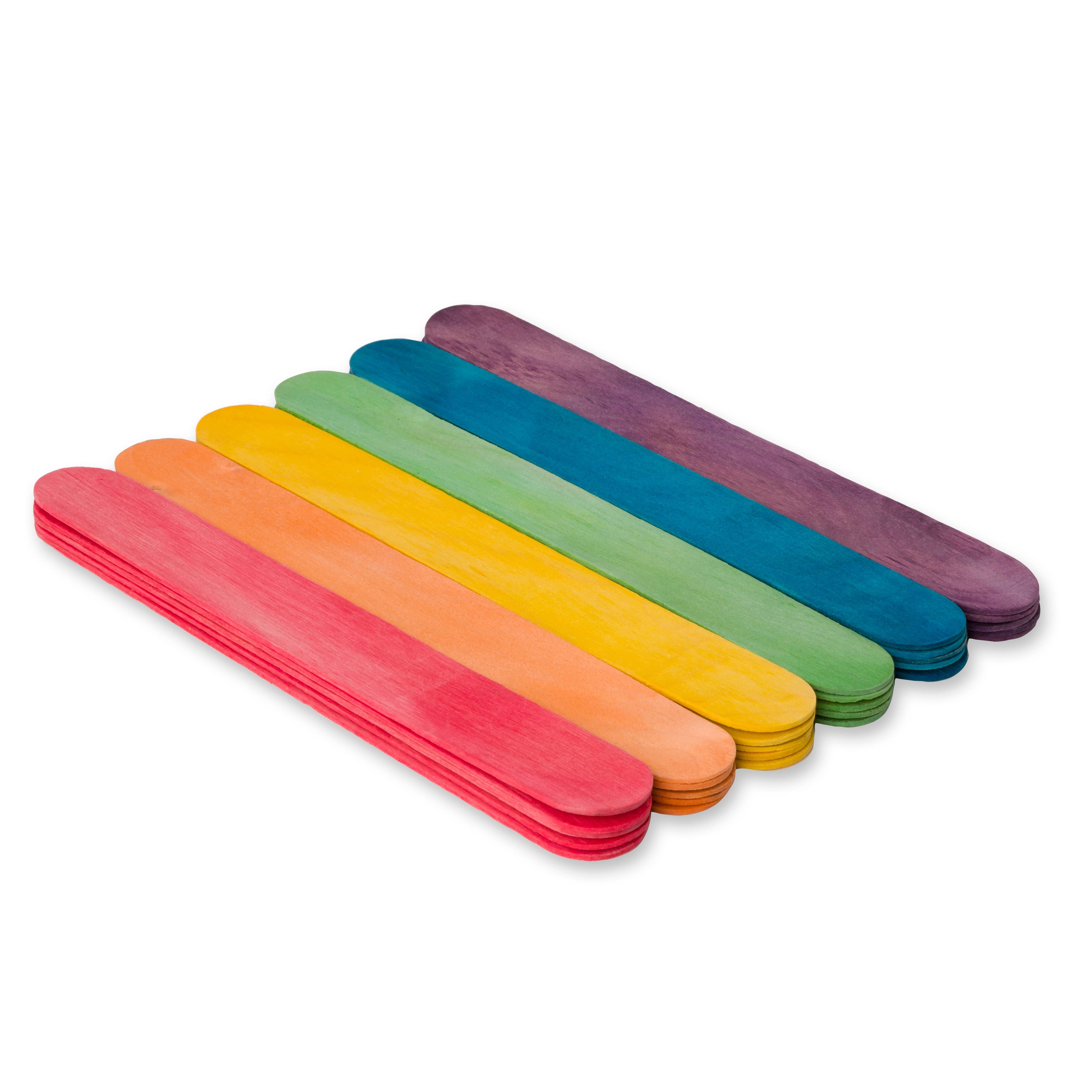 12 Packs: 30 ct. (360 total) Colorful Jumbo Craft Sticks by Creatology™