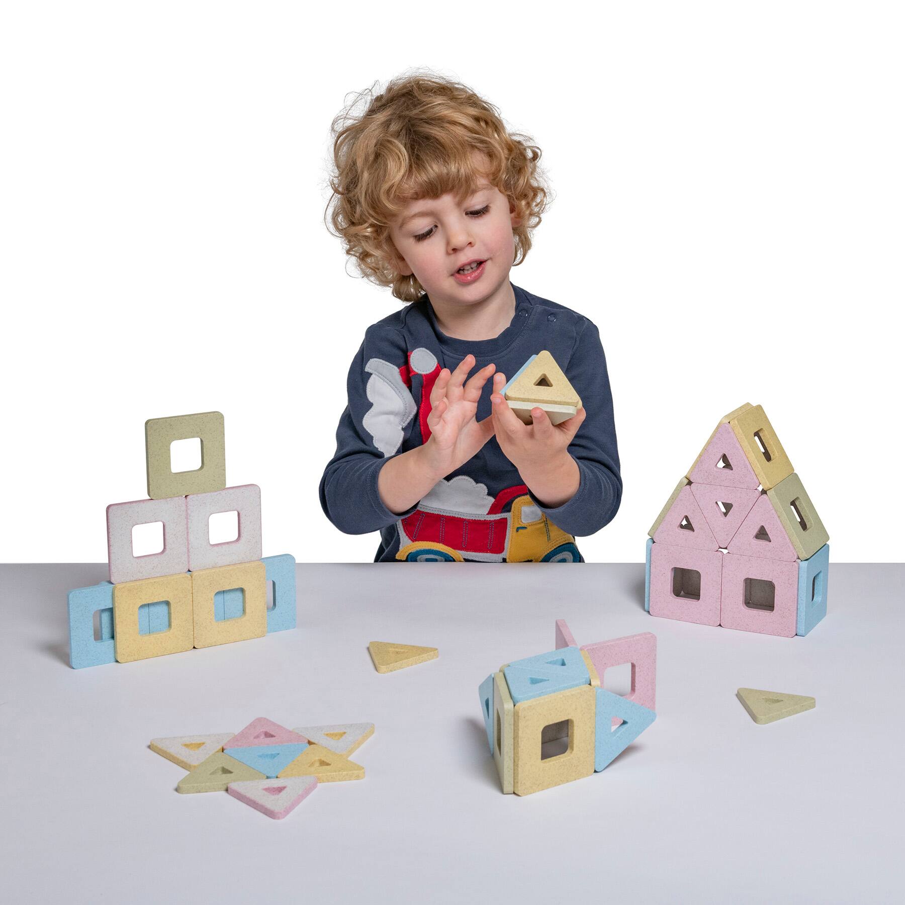 Polydron&#xAE; KinderMag Pastel Construction Play Set