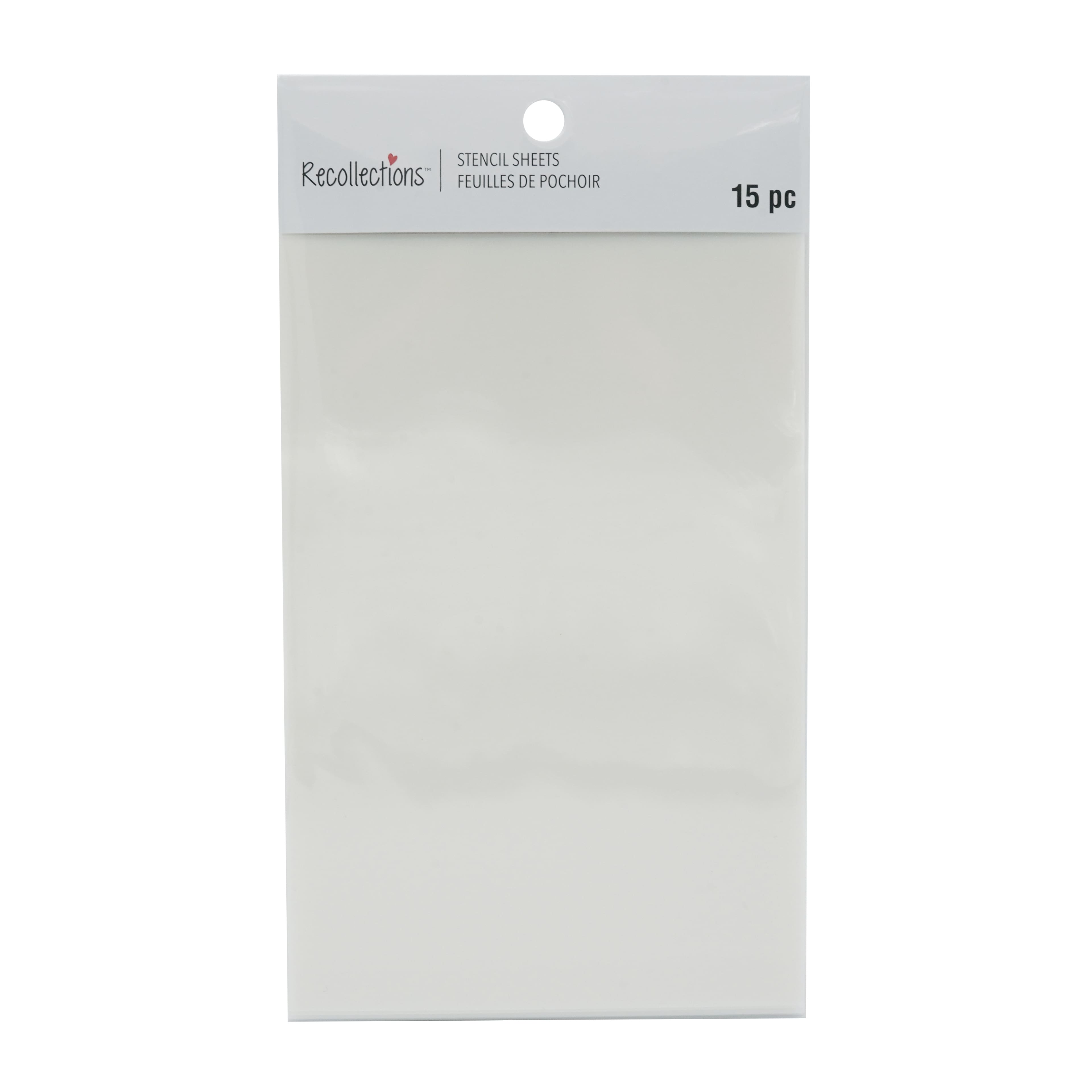4" x 6" Stencil Sheets, 15ct. by Recollections™