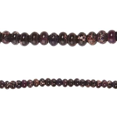Amethyst Jasper Rondelle Beads, 8mm by Bead Landing™ image