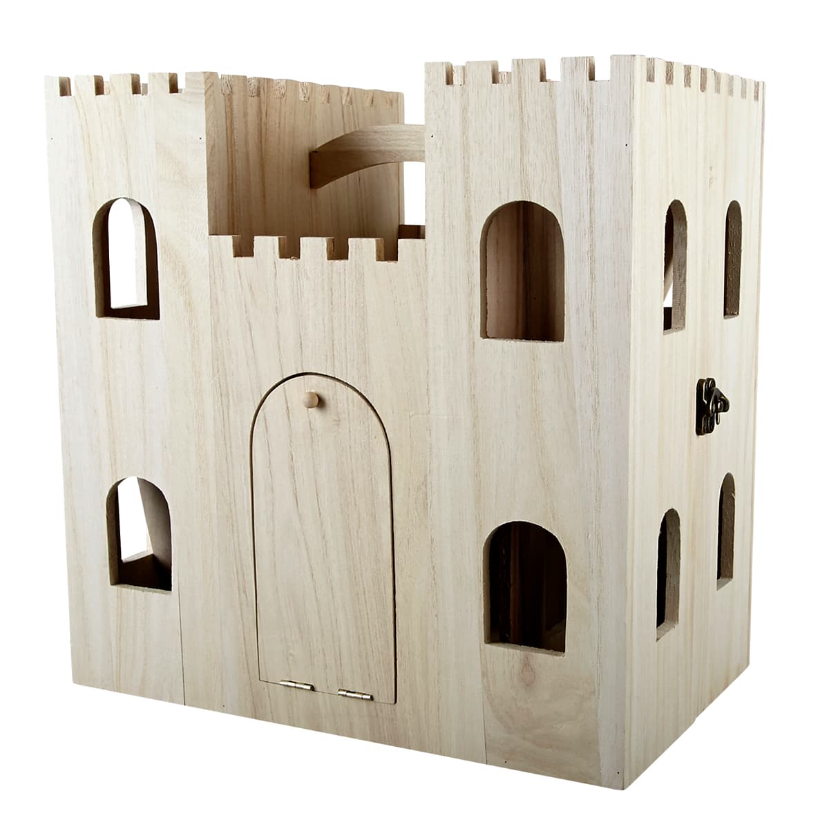 wooden castle dollhouse