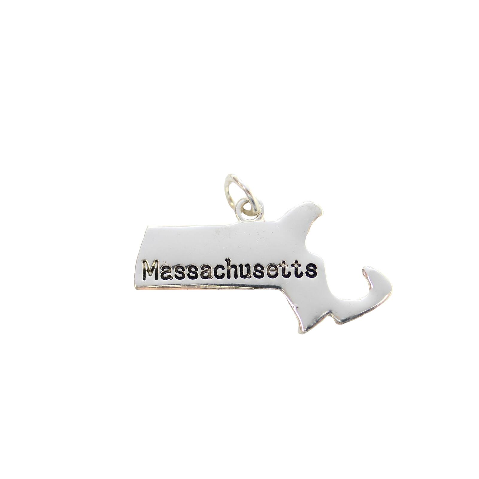 Charm Gallery® Silver Plated Charm, Massachusetts | Michaels®