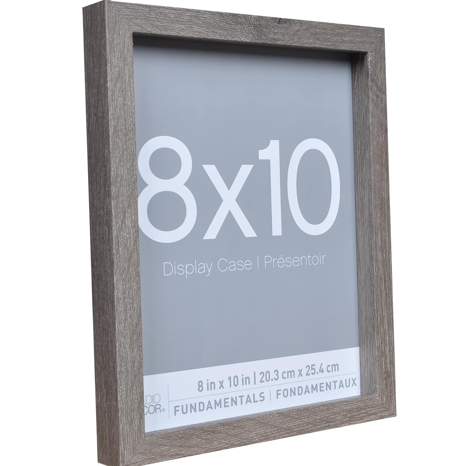 3 Pack Fundamentals 8" x 10" Grey Shadow Boxes by Studio Décor®