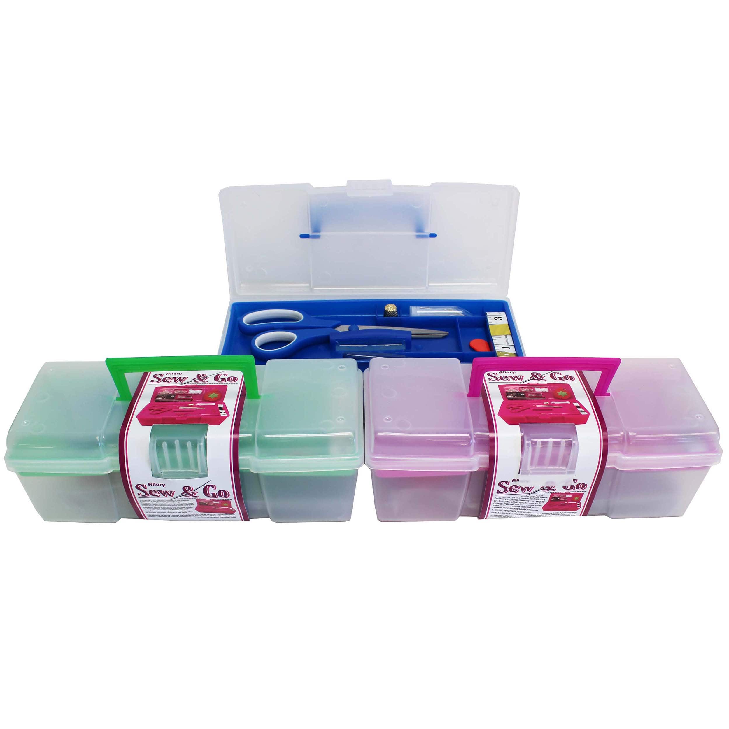 Allary Assorted Sew & Go Premium Sewing Kit in Caddy with Removable Tray - each