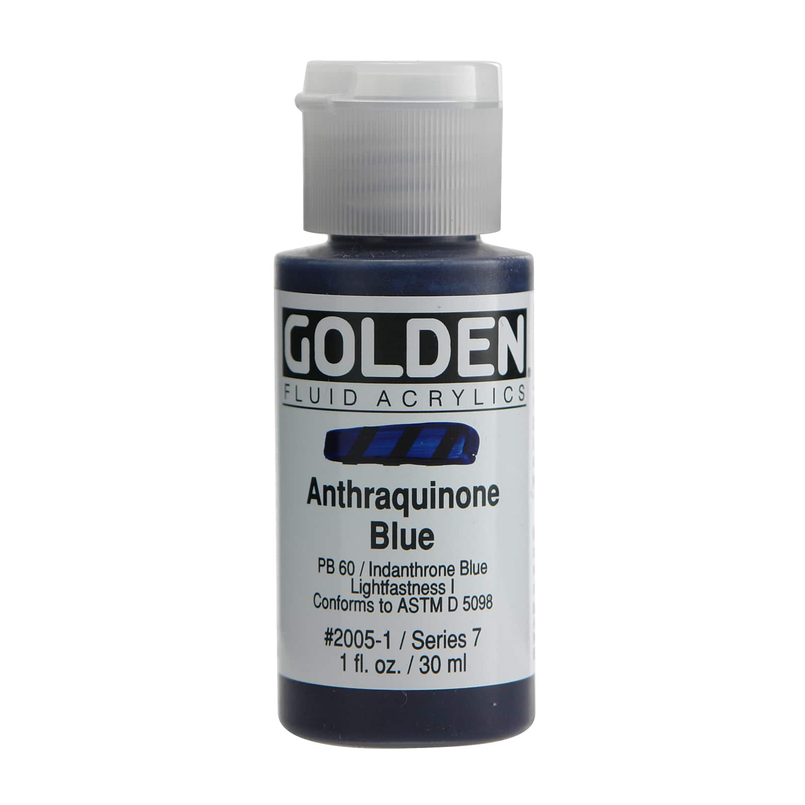 Golden Fluid Acrylics, 1 oz Paint in Anthraquinone Blue - D021880S - Art and Craft Paint Get the Golden Fluid Acrylics, 1oz. at Michaels. W sku D021880S