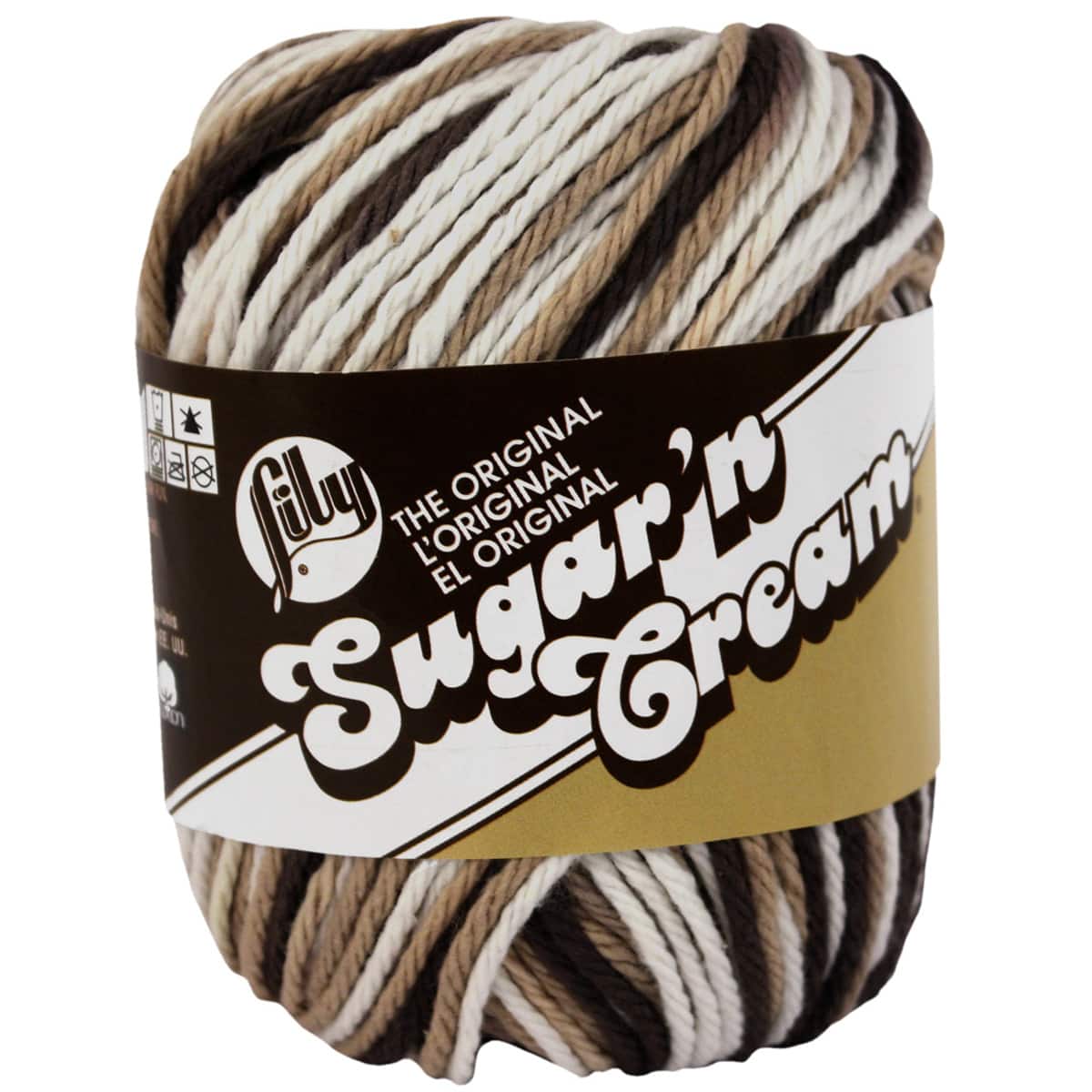 Sugar 'n Cream Yarn 2 oz Cotton 4 Ply Worsted Variegated ~Your Choice~ FREE  SHIP