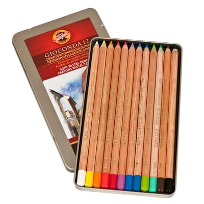 KOH-I-NOOR Gioconda Softpastell Stift – Nr. 34 Violett Rötlich