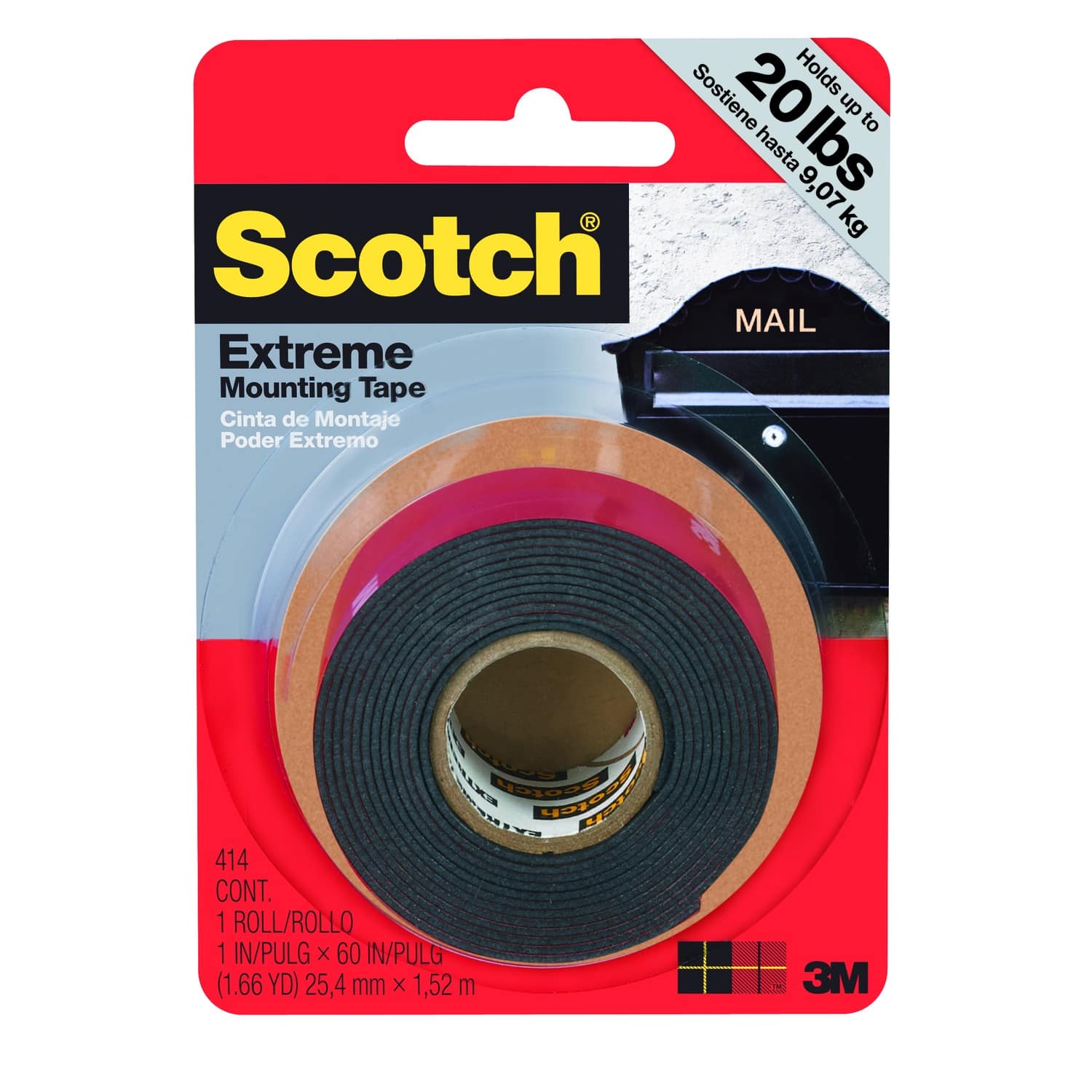 12 Pack: Scotch® Extreme Mounting Tape, 1" x 60"