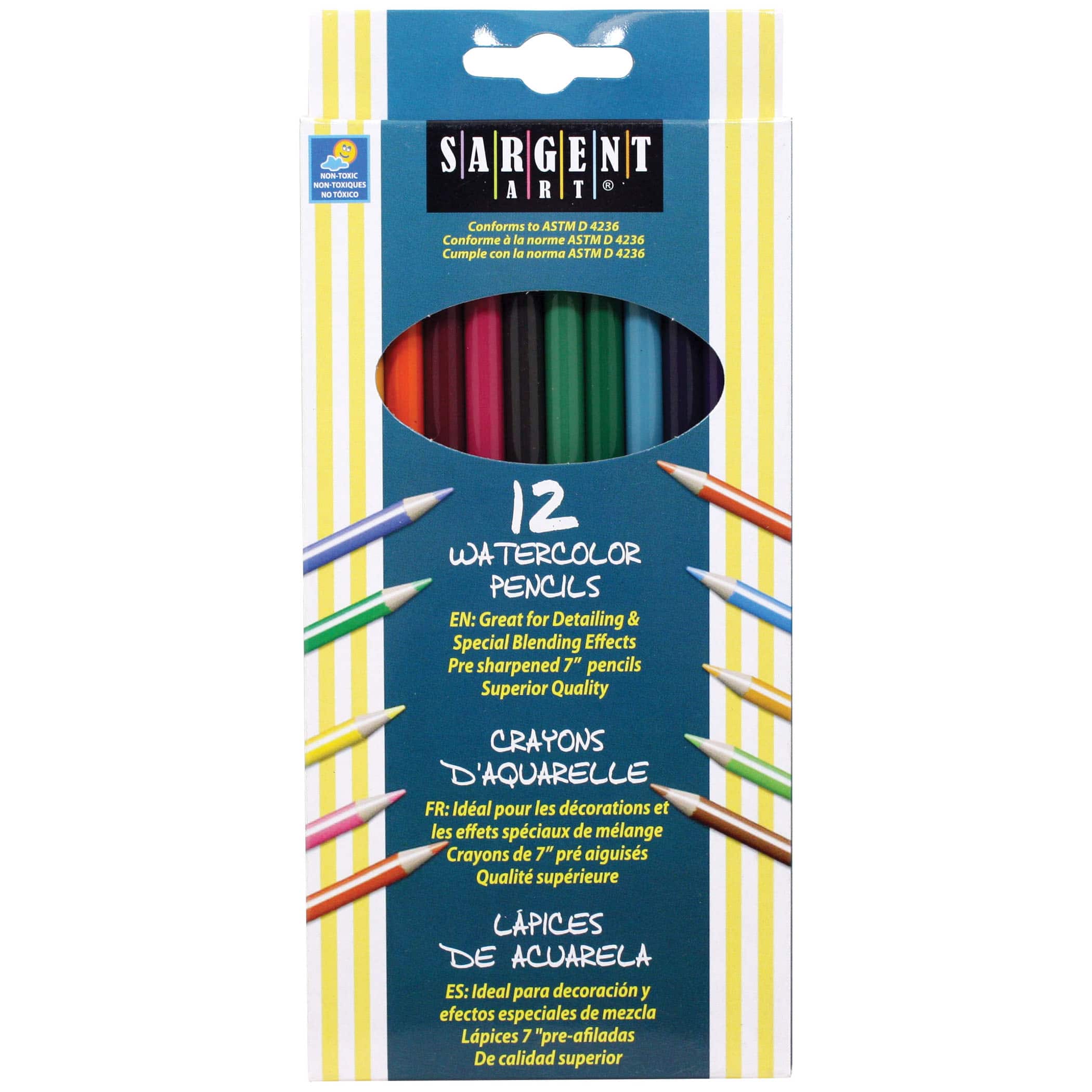 Sargent Art® Watercolor Pencils, 6 Pack Bundle