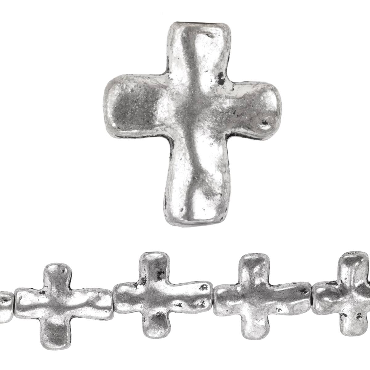 Crystal Cross metal hardware sell in pack of 6 pieces 