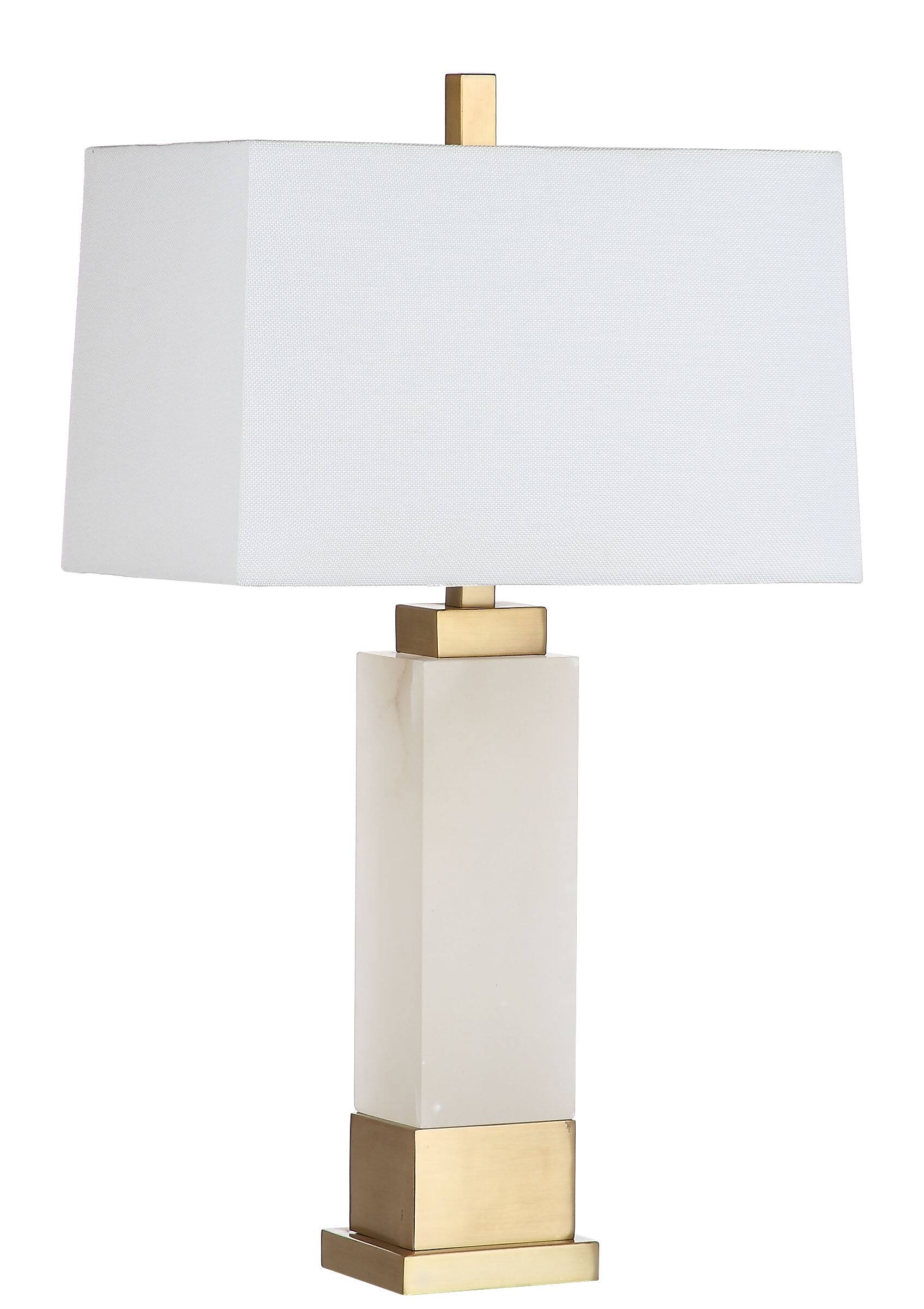Rozella Table Lamp in White &#x26; Gold