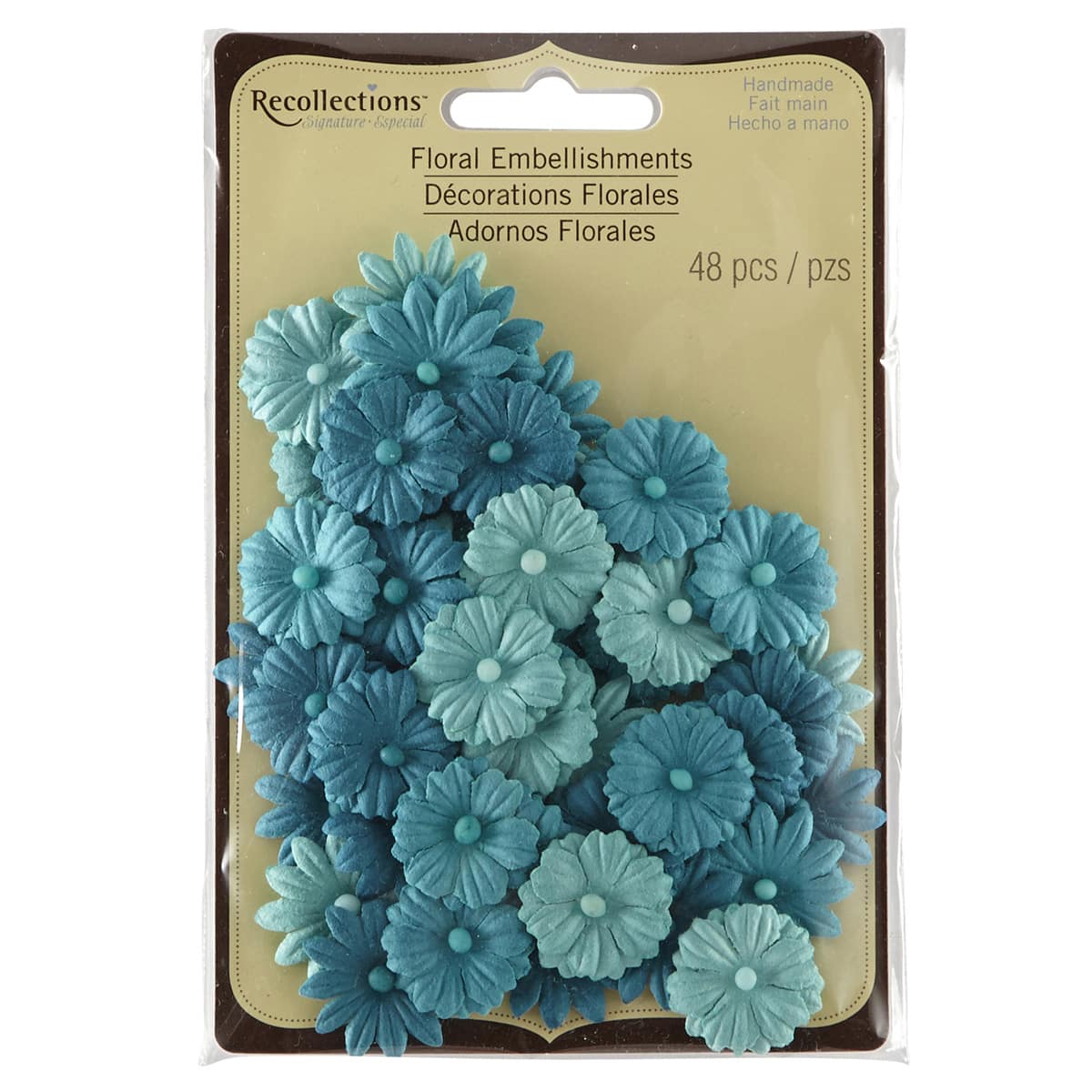 12 Packs: 48 ct. (576 total) Daisy Floral Embellishments by Recollections™