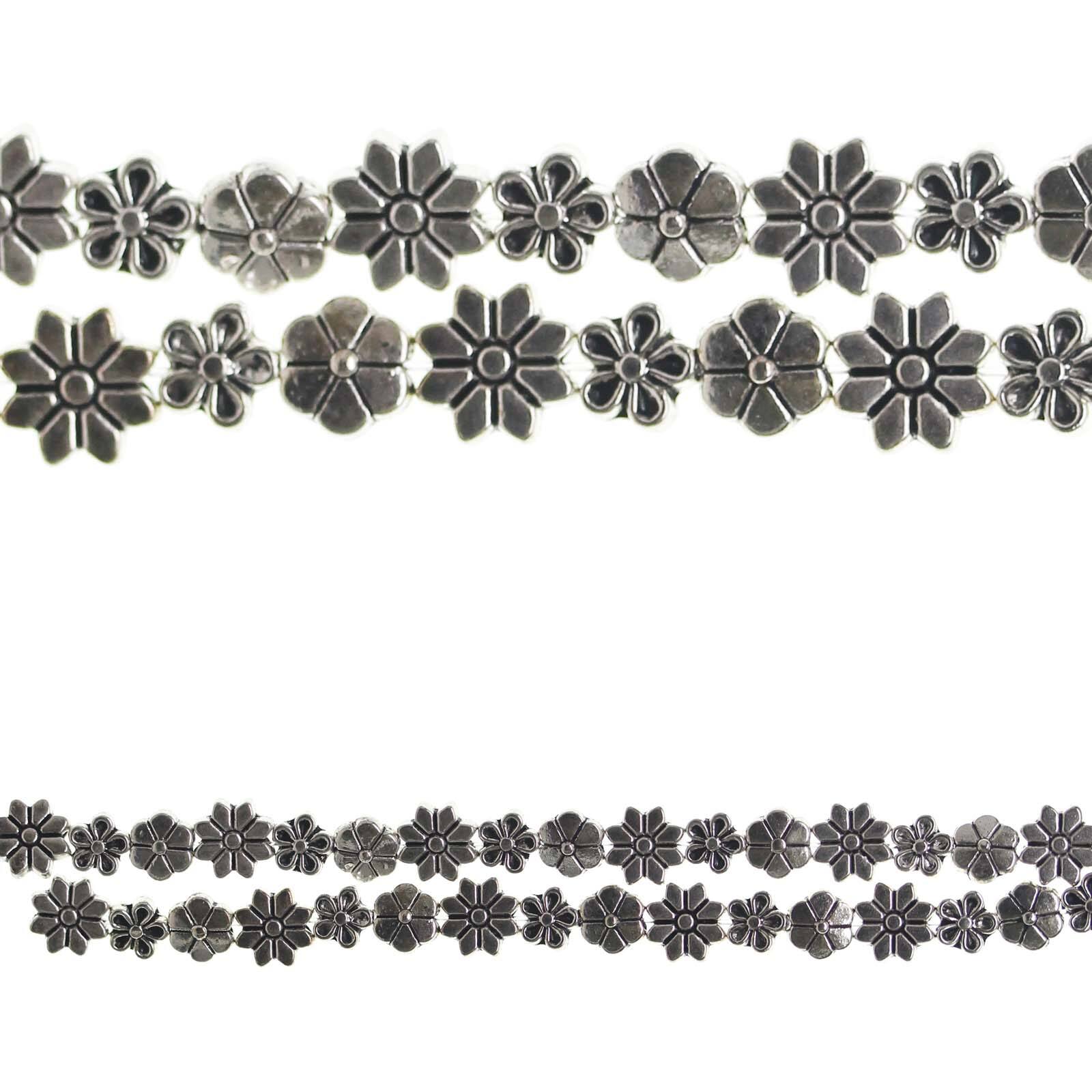 Silver Metal Flower Beads by Bead Landing™ | Metal | Michaels