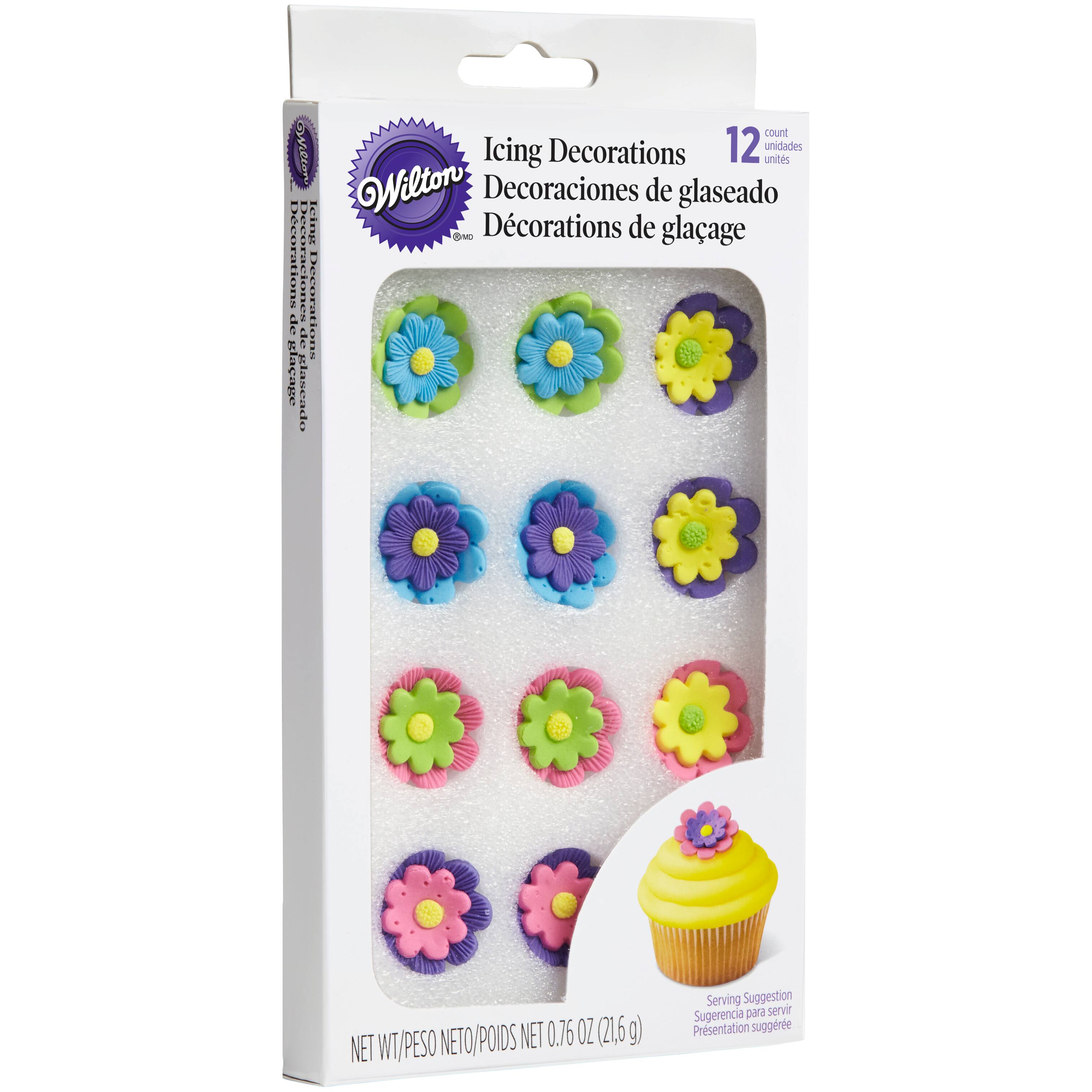Buy The Wilton Icing Decorations Bright Flower Candy At Michaels