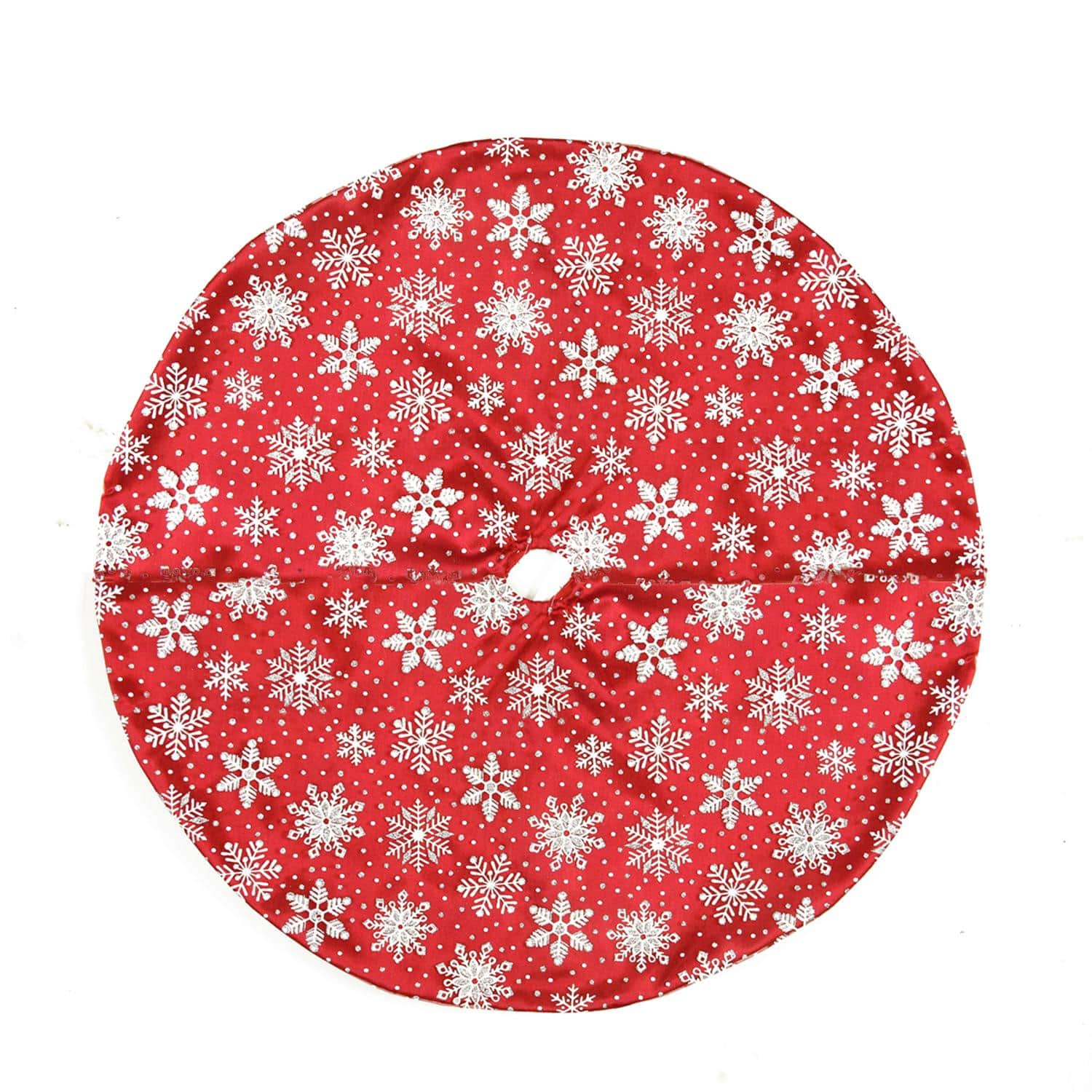 white sweater tree skirt