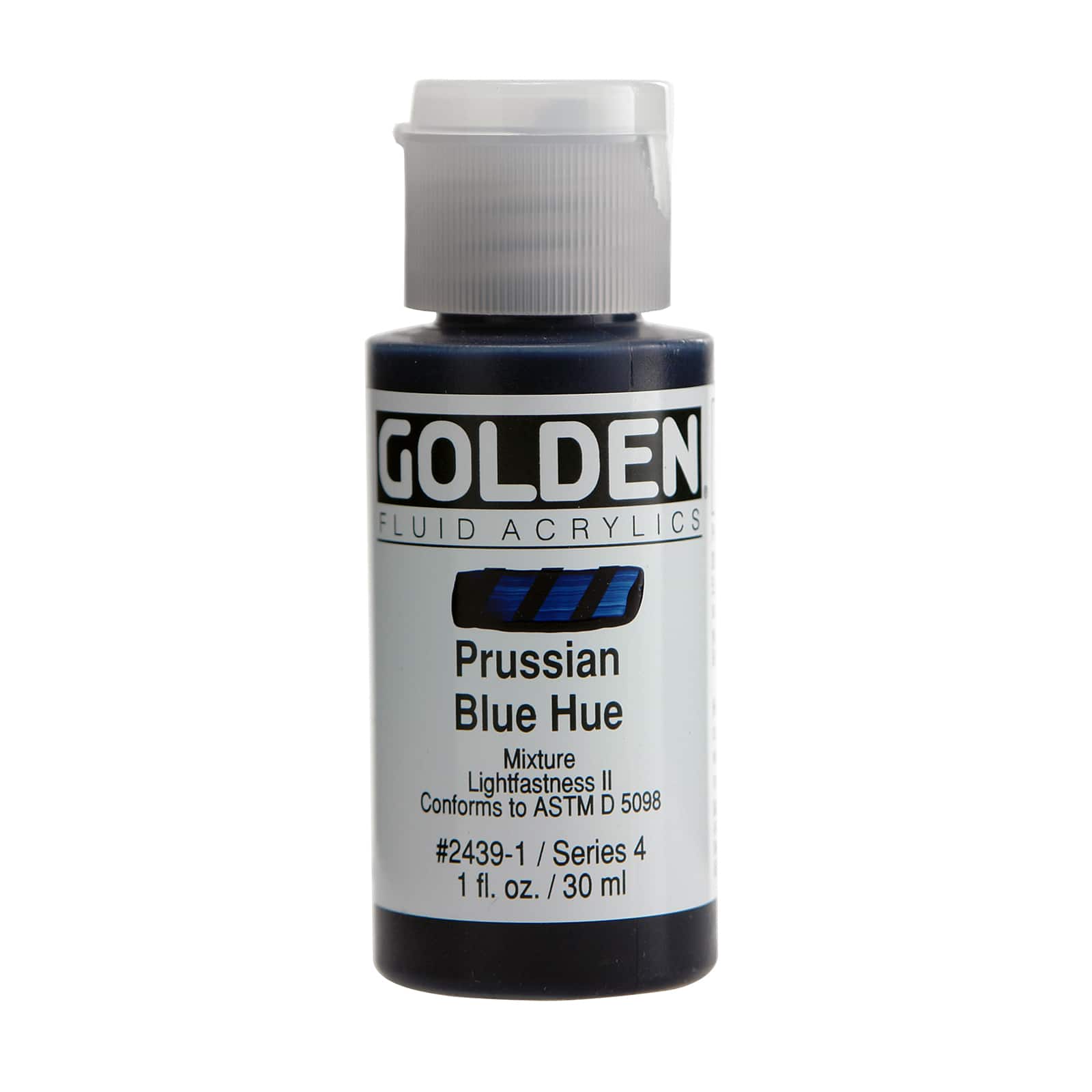 Golden Fluid Acrylics, 1 oz Paint in Prussian Blue Hue