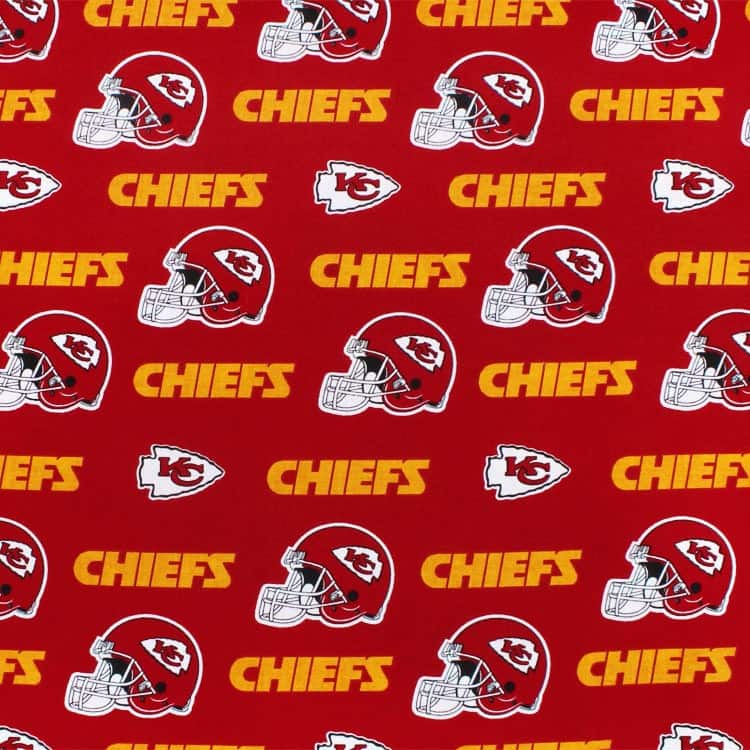 Kansas City Chiefs NFL Cotton by Fabric Traditions Kansas City Chiefs NFL Cotton by Fabric Traditions