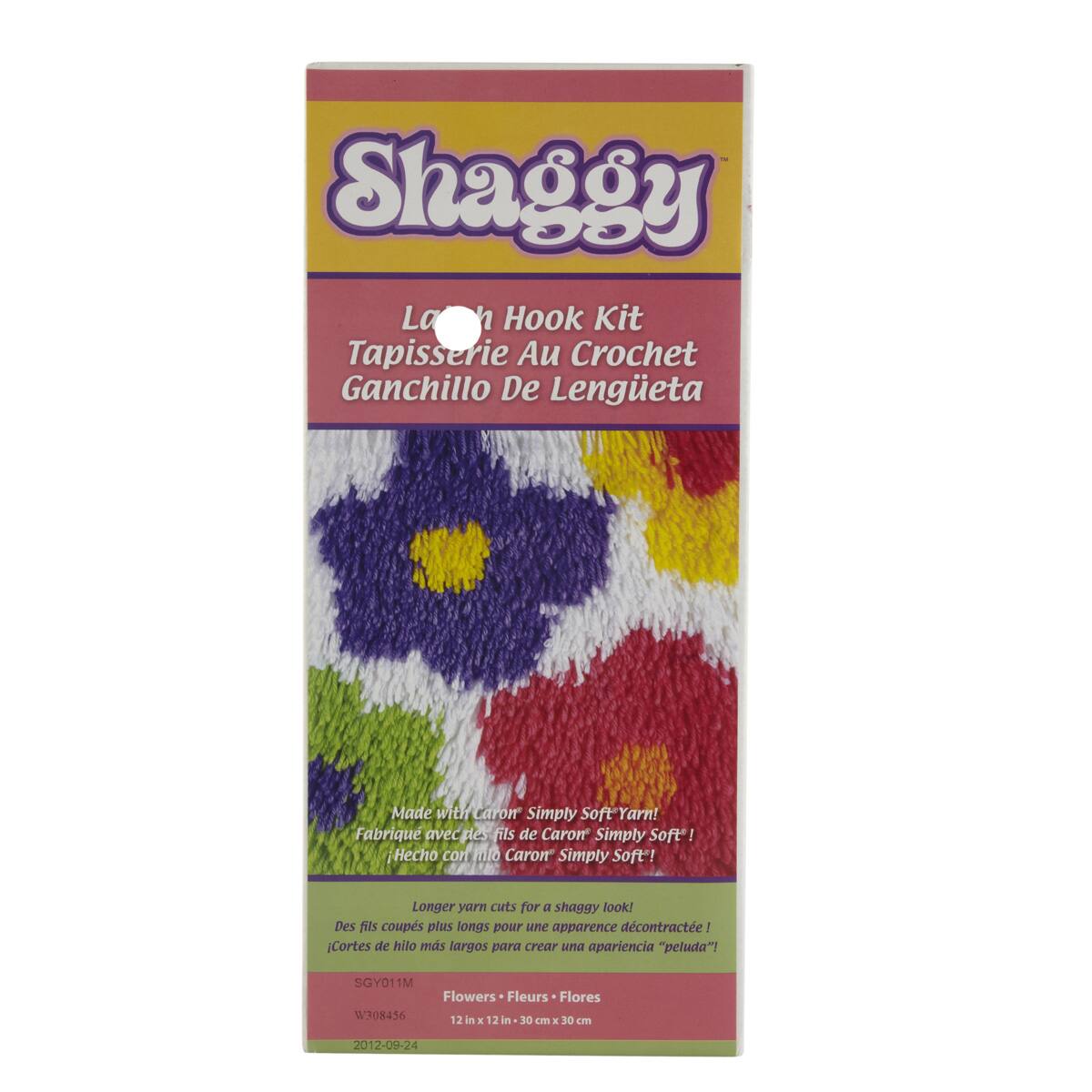 Wonderart shaggy latch hook kit