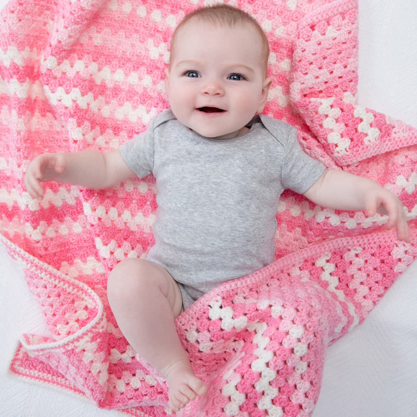 Lion Brand® Ice Cream® Big Scoop® Sweet Baby Crochet Afghan | Projects ...