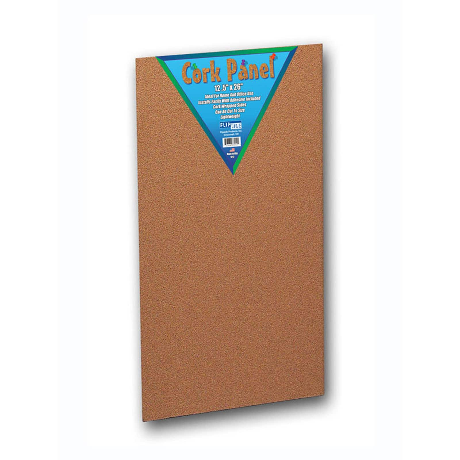 12.5&#x22; x 26&#x22; Cork Panels, 6 Count