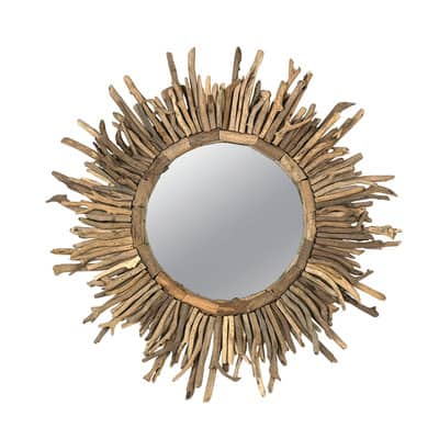 Waterside Driftwood Framed Sunburst Mirror | Michaels