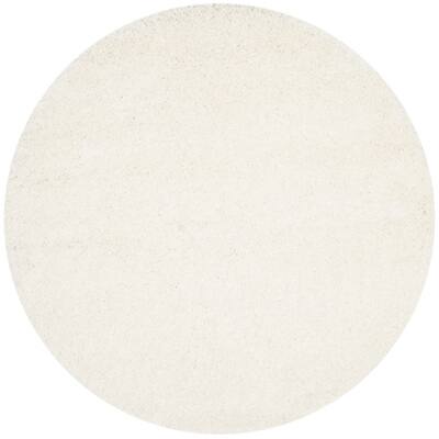 California Solid Shag 4' X 4' Round Area Rug | Michaels