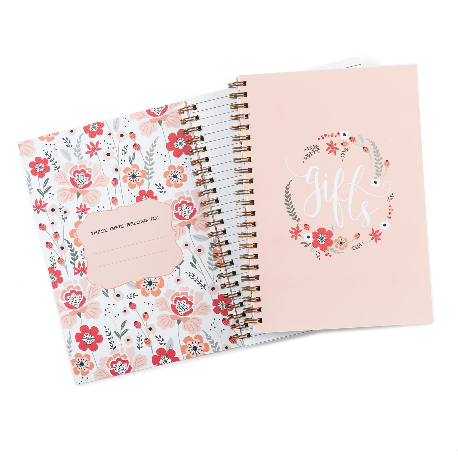 Hortense B. Hewitt Co. Gift Record Book, Floral Frame