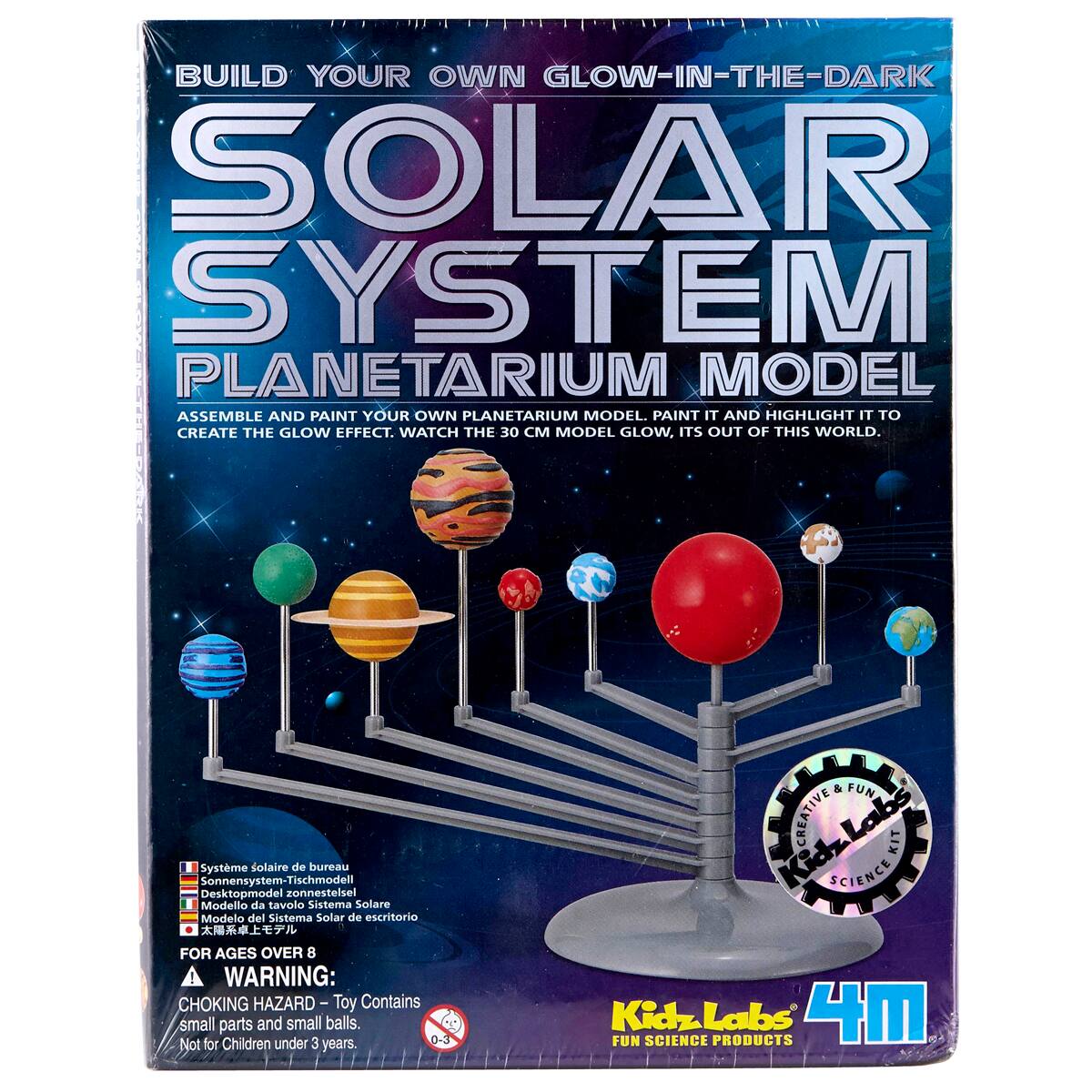 4m kidz labs solar system planetarium model