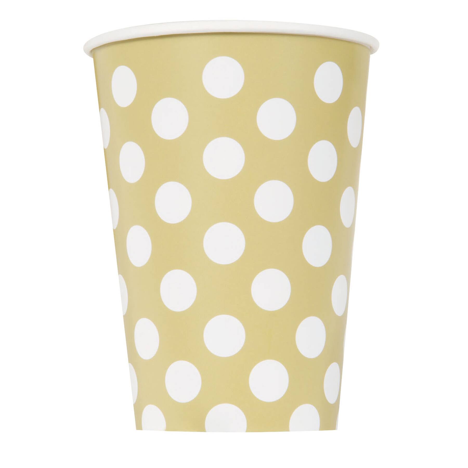 Gold Polka Dot Party Cups Gold Party Supplies - gold poka dot decal roblox
