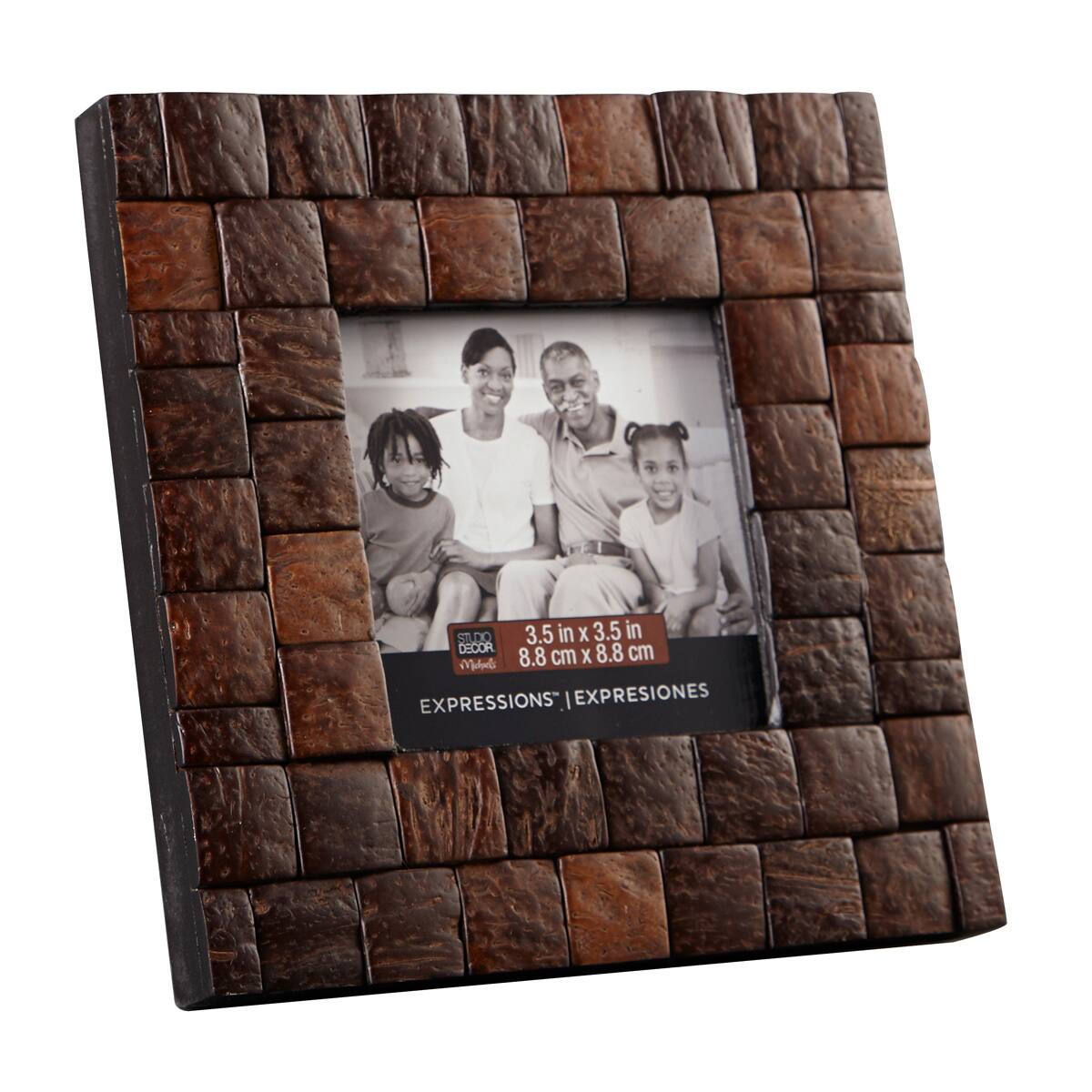 Coconut Shell Frame, Expressions&#x2122; By Studio D&#xE9;cor&#xAE;