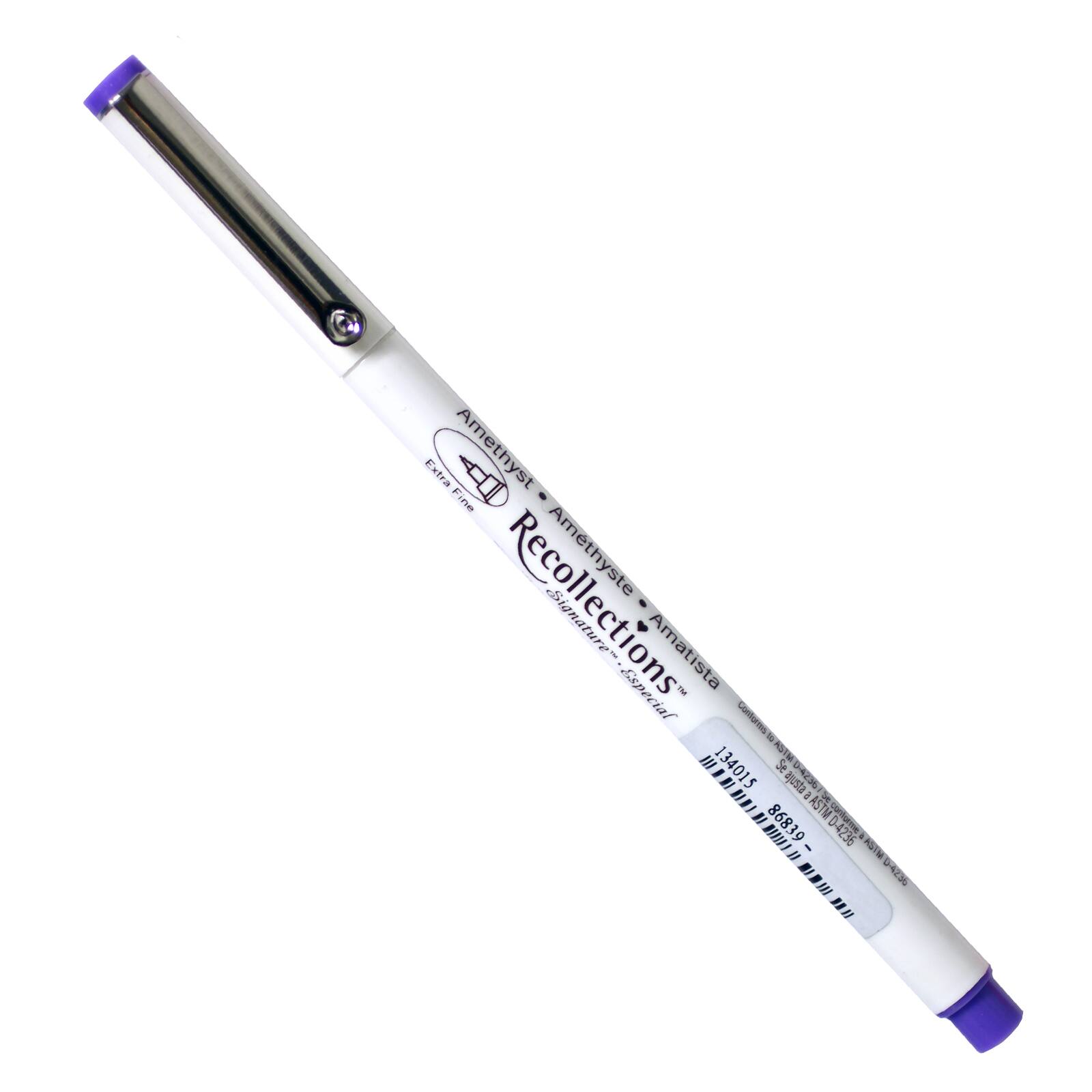 Find the Signature™ Amethyst Extra Fine Tip Writer Pen by Recollections ...