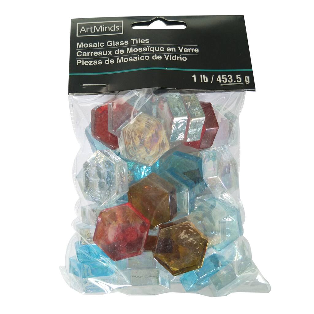 Buy the Hexagon Mosaic Glass Tiles By ArtMinds at Michaels