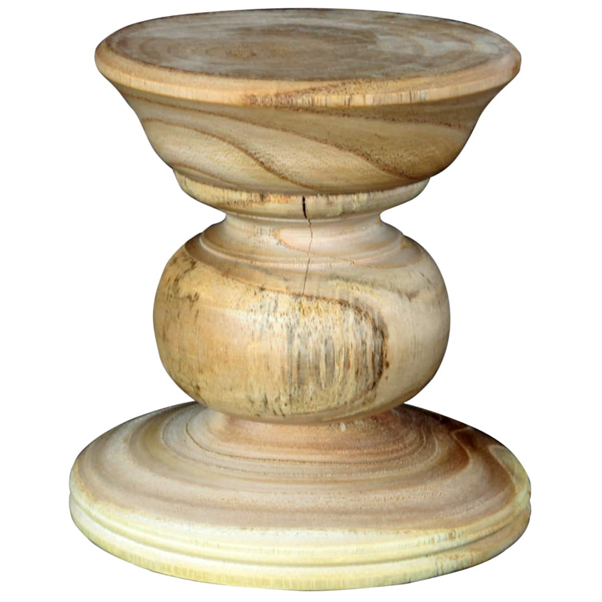 Unfinished Wood Pedestal By ArtMinds®