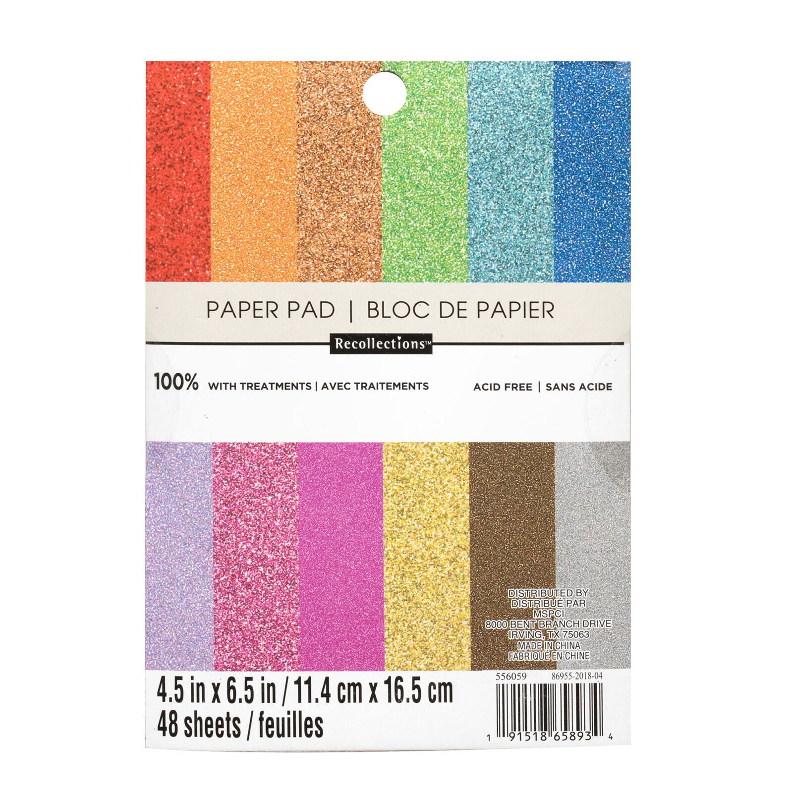 Buy the Glitter Paper Pad By Recollections® at Michaels