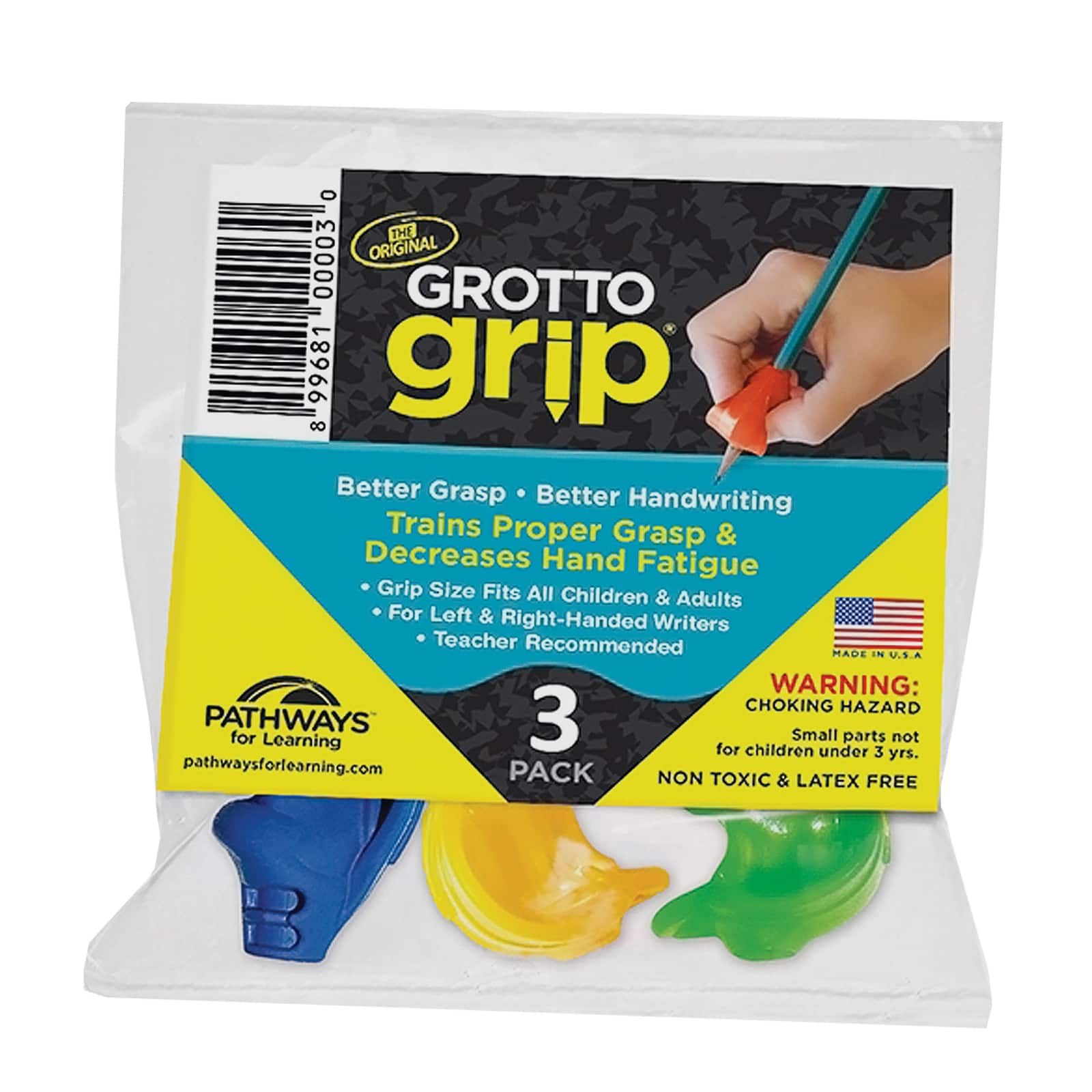 Grotto Pencil Grips Pack of 5 
