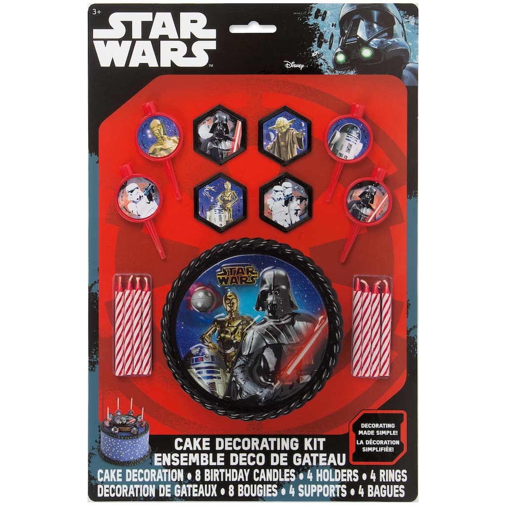 Star Wars Birthday Cake Decoration Kit Star Wars Birthday Cake Decoration Kit