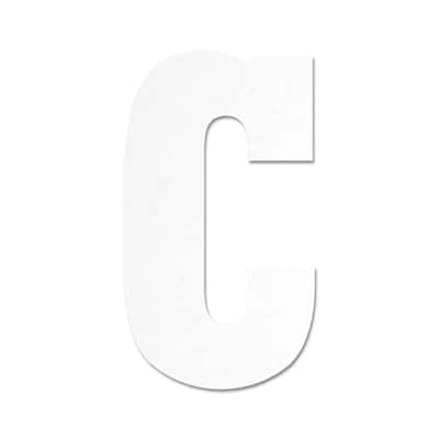 13" White MDF Uppercase Letter by Make Market® image