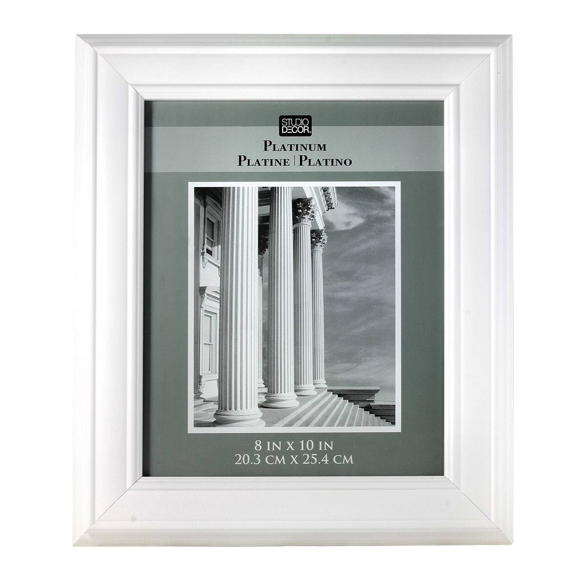 Studio D&#xE9;cor&#xAE; Platinum Collection Vintage Frame, White