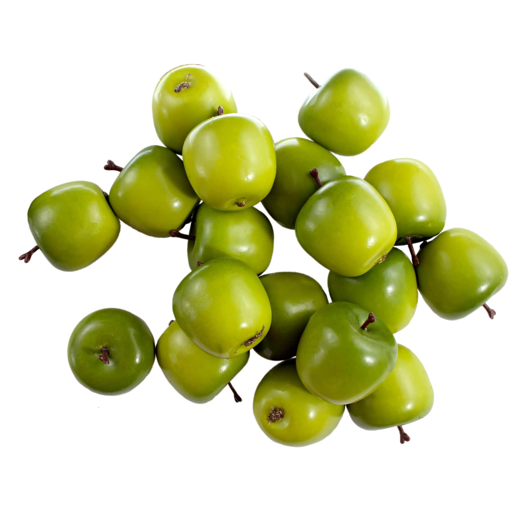 3 inch Weighted Artificial Fruit 3 Green Apples B400 