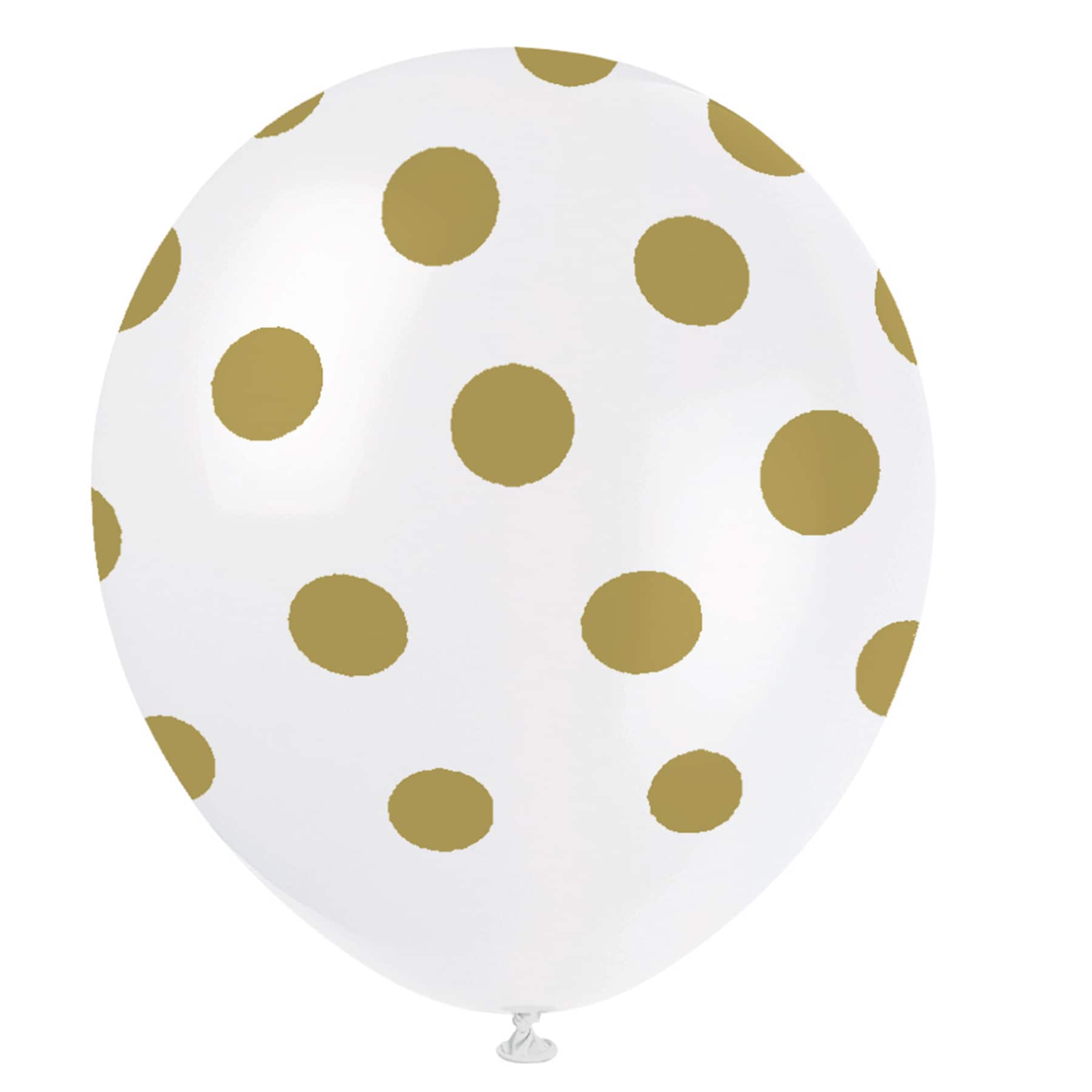 Gold Polka Dot Balloons Gold Party Decorations - gold poka dot decal roblox