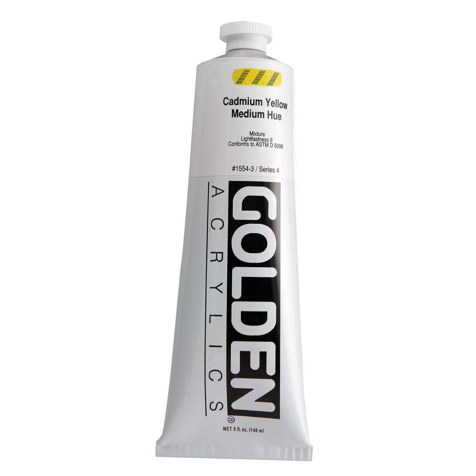 Golden Heavy Body Acrylic Paint, 5 oz in 1554 Cadmium Yellow Medium Hue - D021943S - Art and Craft Paint Get the Golden Heavy Body Acrylic Paint, 5oz. at M sku D021943S