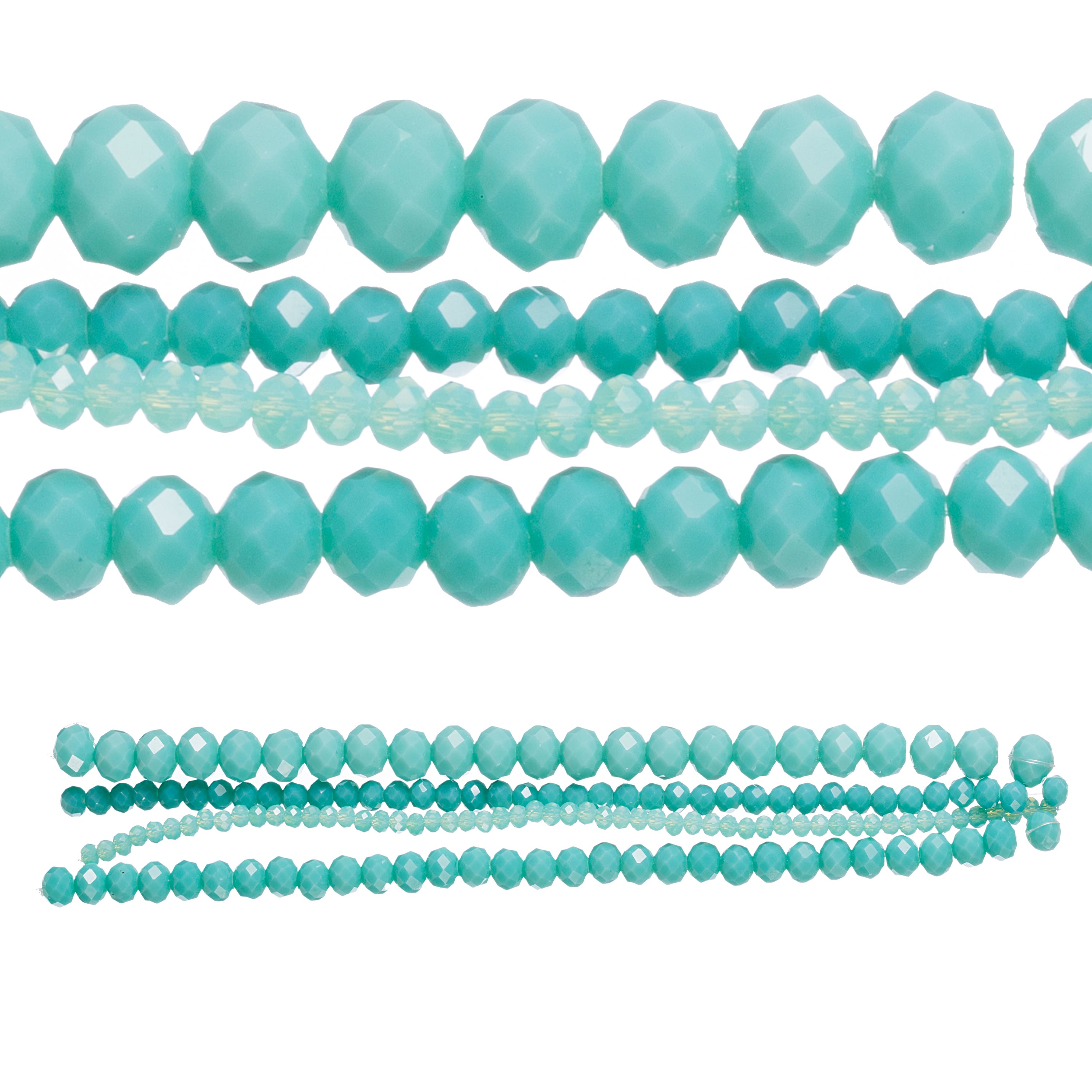 4 6 8 10mm Beautiful Faceted Rondelle Glass Crystal Beads In Strings 8 Colours 