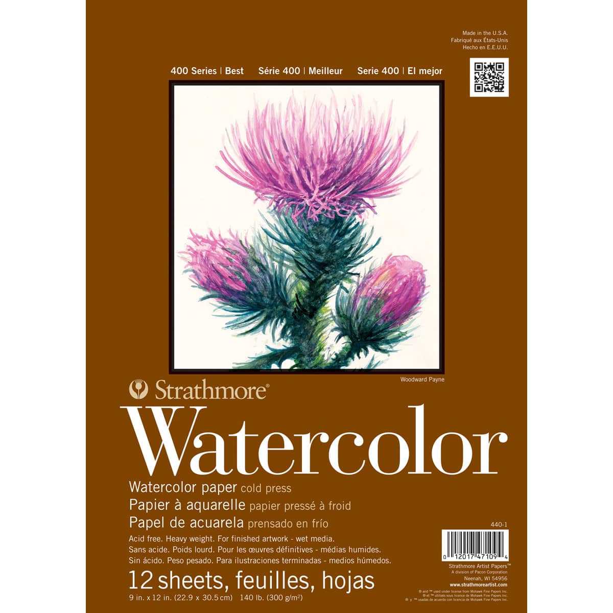 12 Pack: Strathmore® 400 Series Watercolor Pad