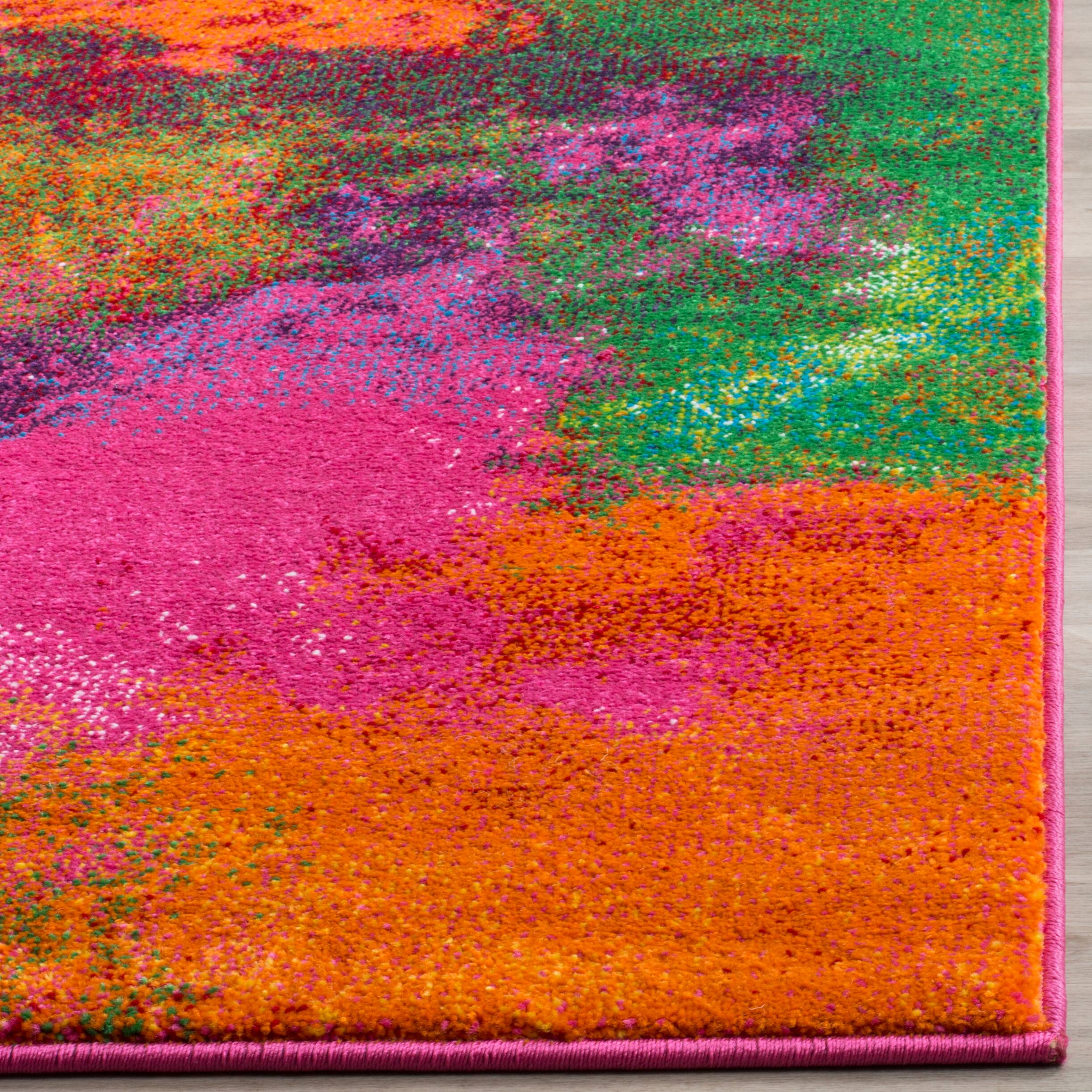 Water Color Splash 2'-2" X 6' Area Rug