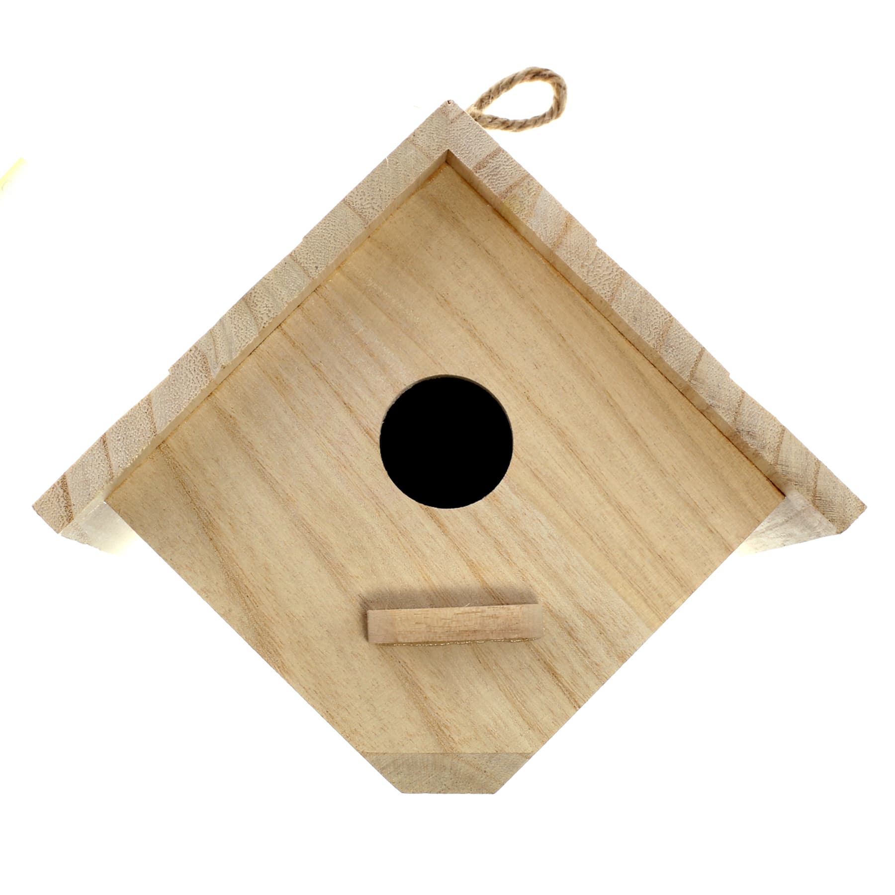 8 Pack: 7&#x22; Hanging Wood Birdhouse by Make Market&#xAE;