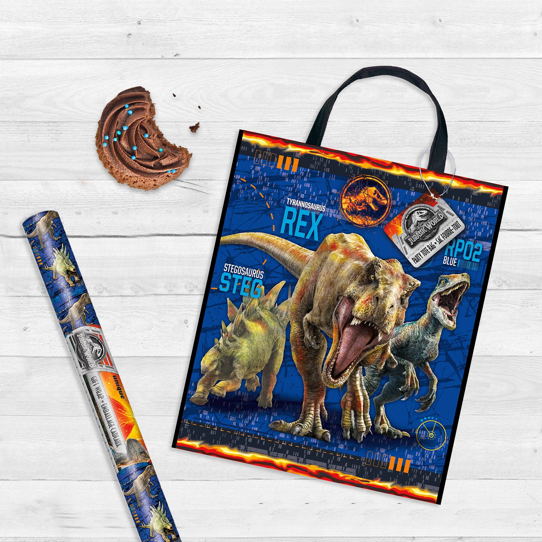 Large Jurassic World Favor Bag Jurassic World Party Supplies