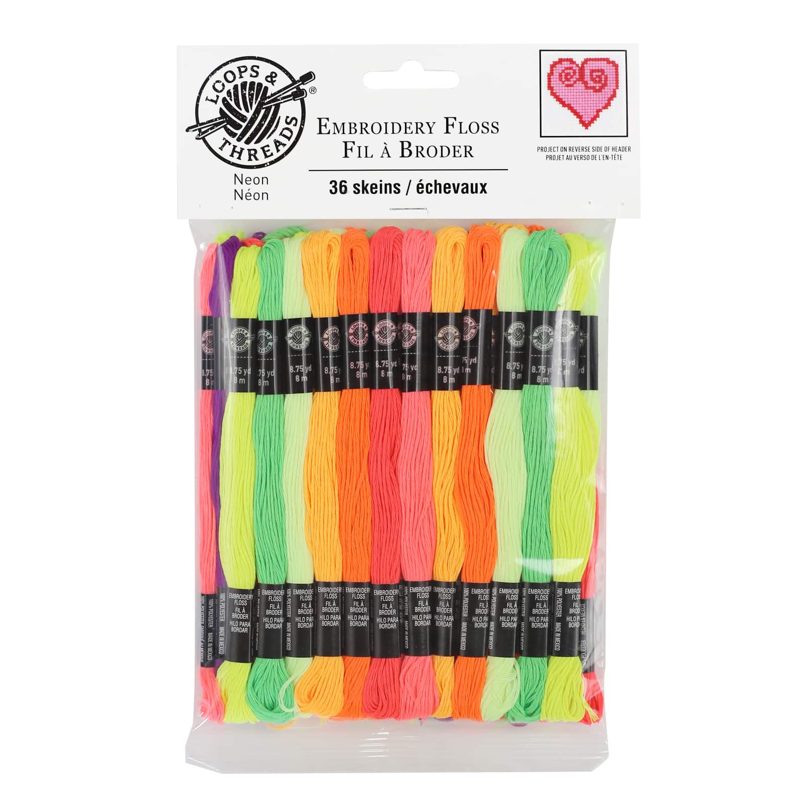 Neon Embroidery Floss By Loops & Threads®