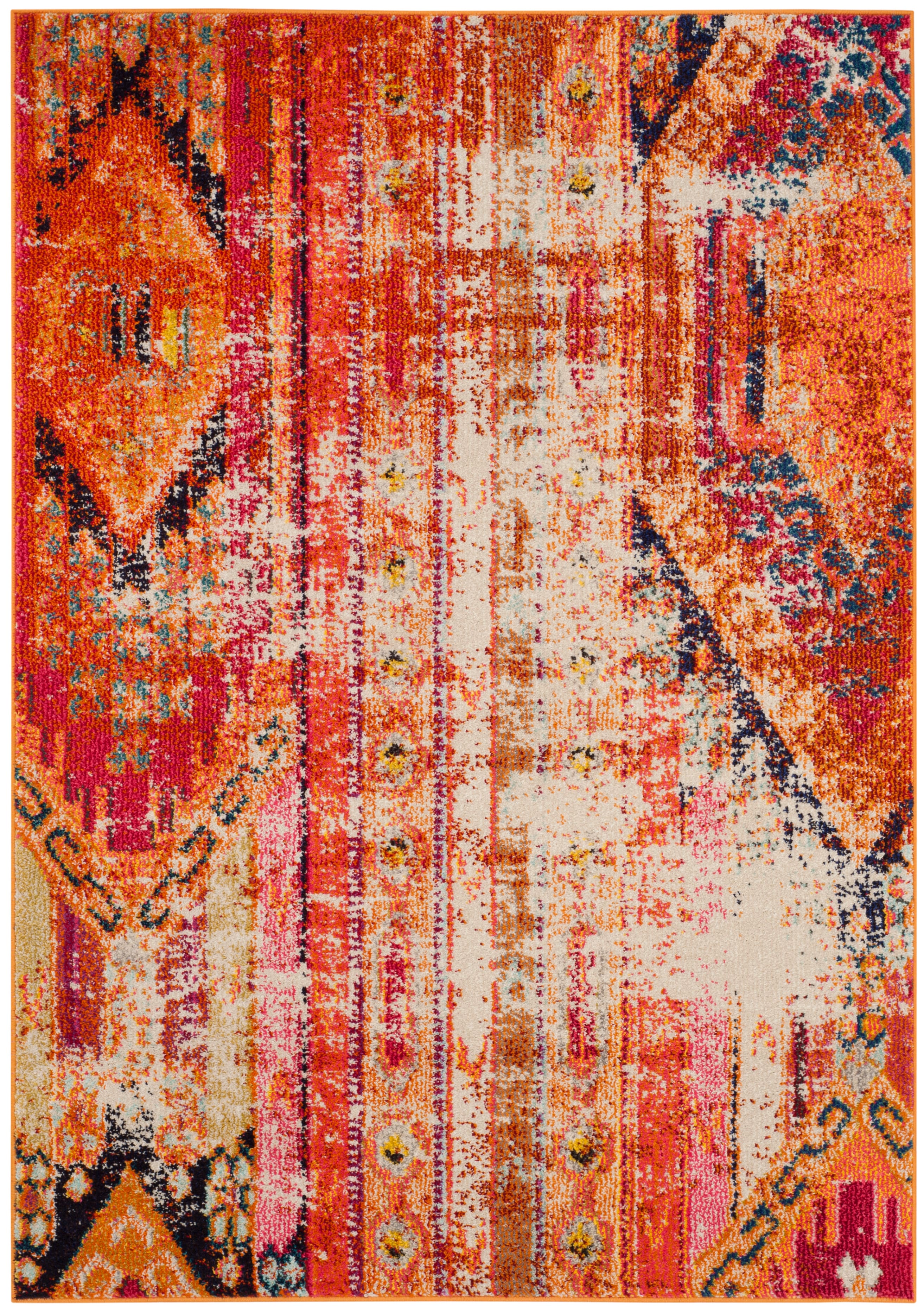 Monaco Vintage Diamond 3&#x27; X 5&#x27; Area Rug