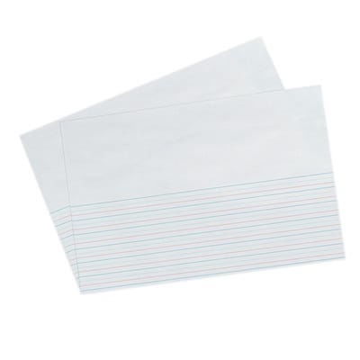 Pacon Zaner-Bloser 5/8 Ruled White Picture Story Paper, 250 Count in Paper White | 18" x 21" | Michaels